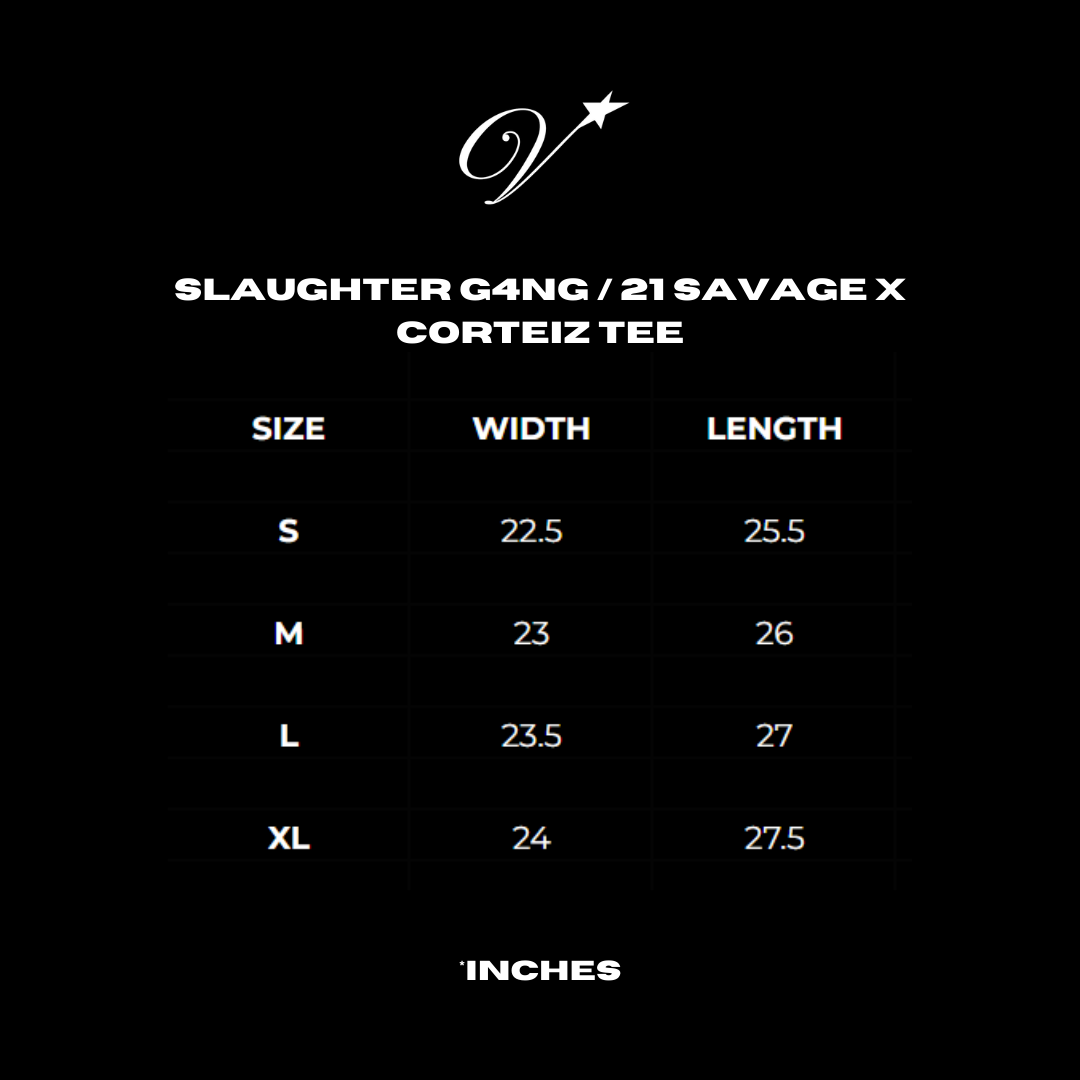 Slaughter G4ng 21 Savage shirt