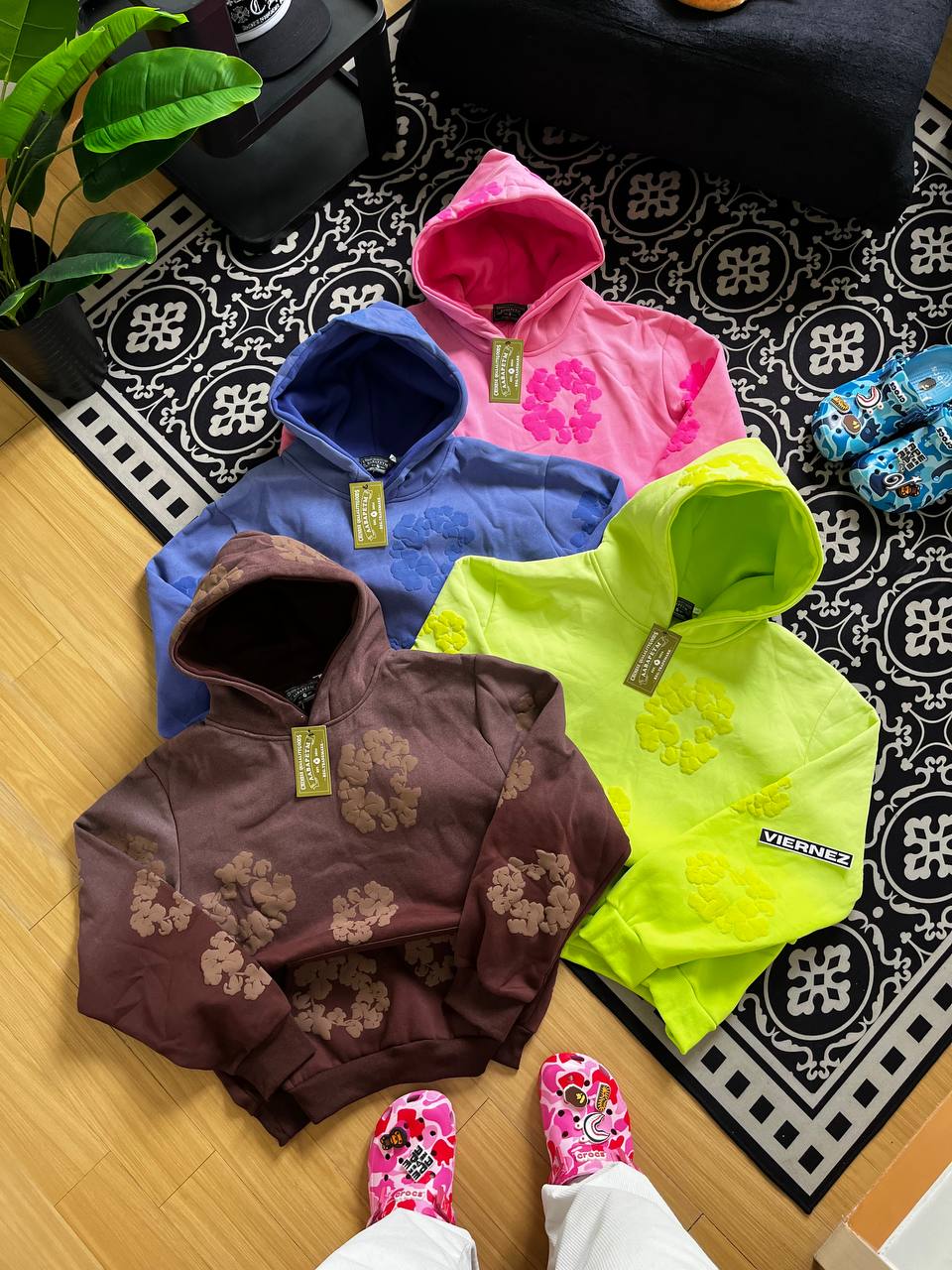 Denim Tears Mono-fade hoodie – Viernez Exclusives