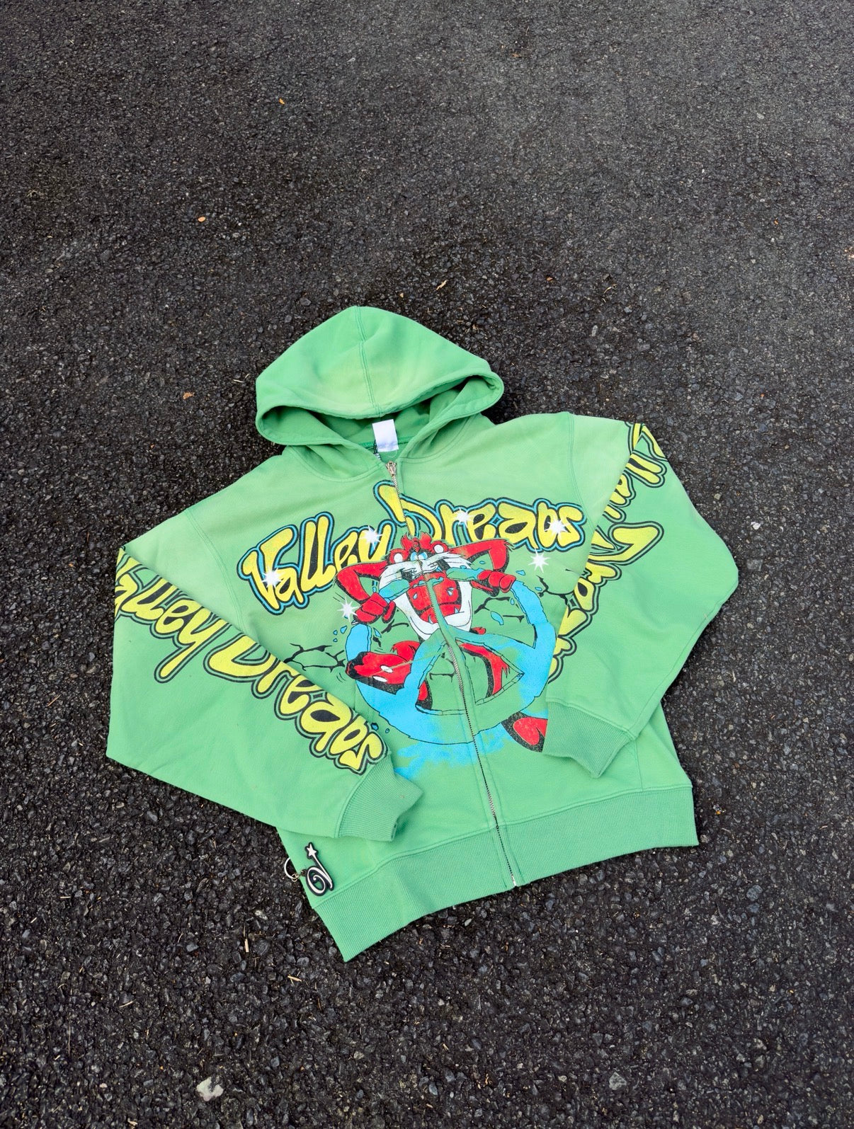 Valley Dreams Forever Taz Full Zip Hoodie - MEDIUM