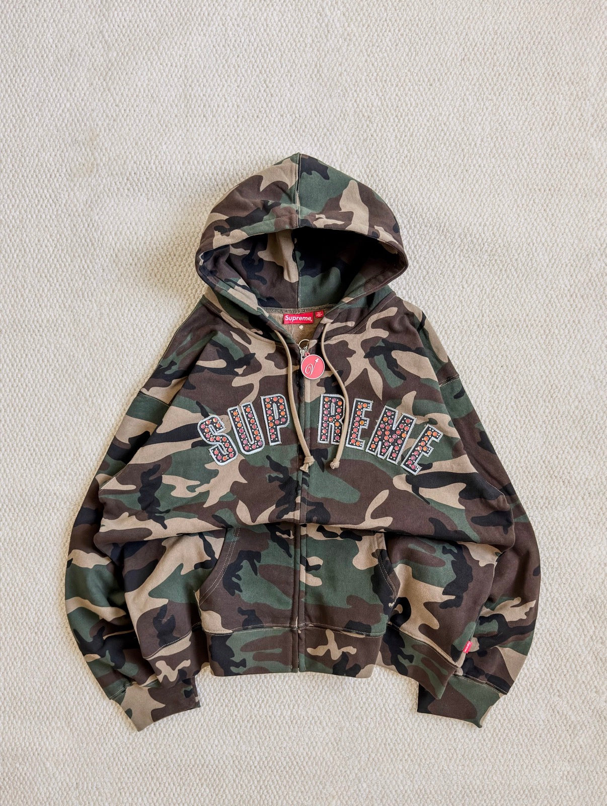 Supreme x B.B. Simon Zip Up Wood Land Hoodie