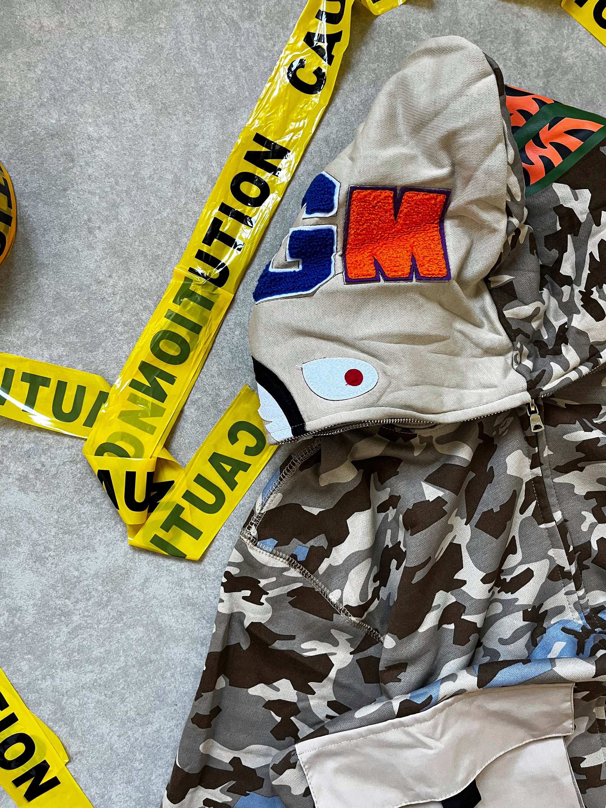 Bape Shark Dual Pocket Camo hoodie