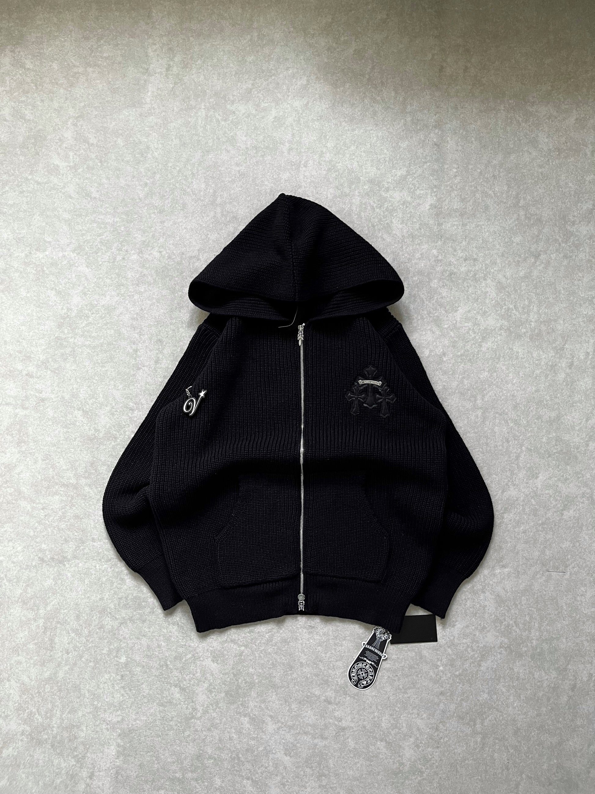 Chrome Hearts Cashmere Zip hoodie