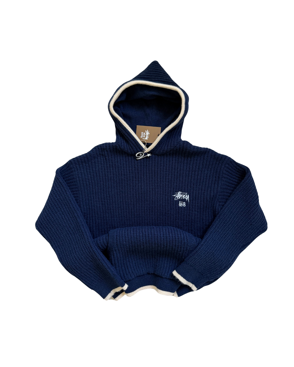 Stussy x Wales Bonner Cashmere Hoodie - MEDIUM