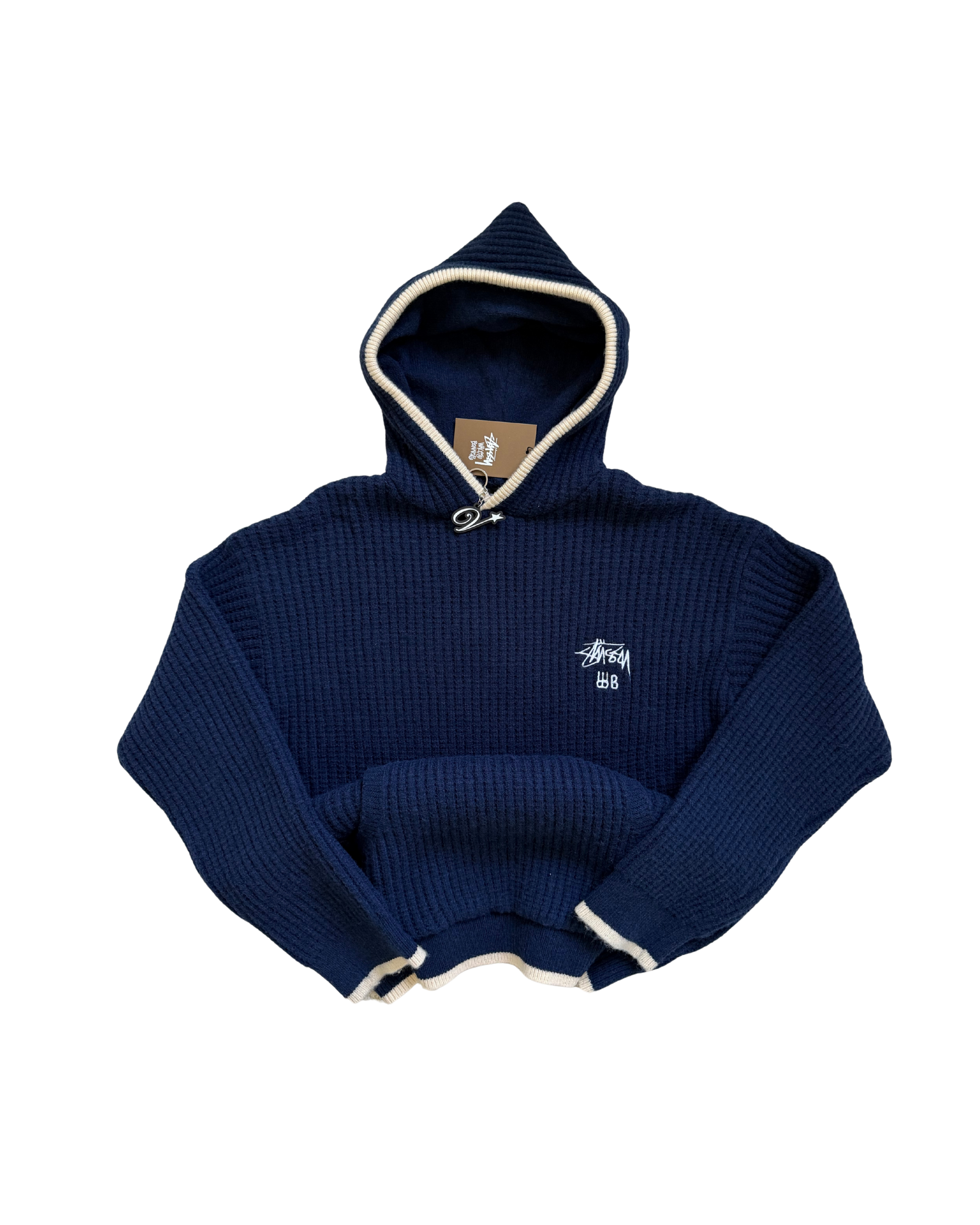 Stussy x Wales Bonner Cashmere Hoodie - MEDIUM