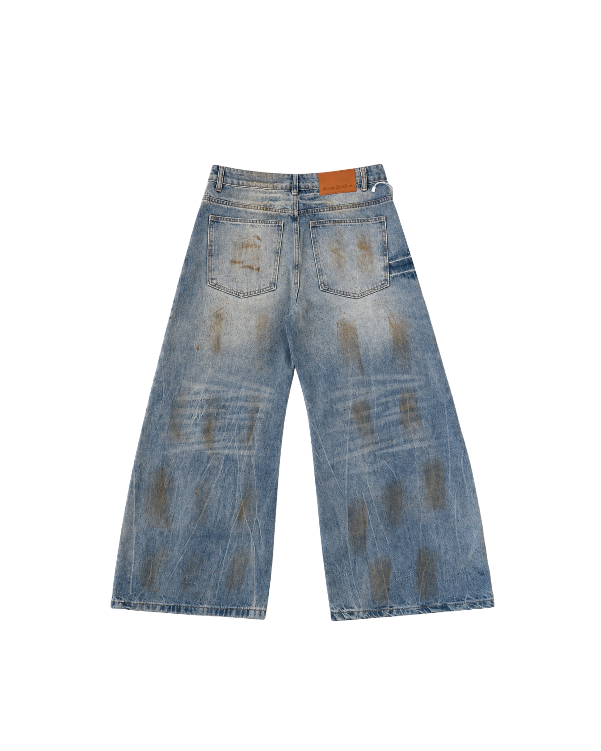Acne Studios Ripped Denim Pants