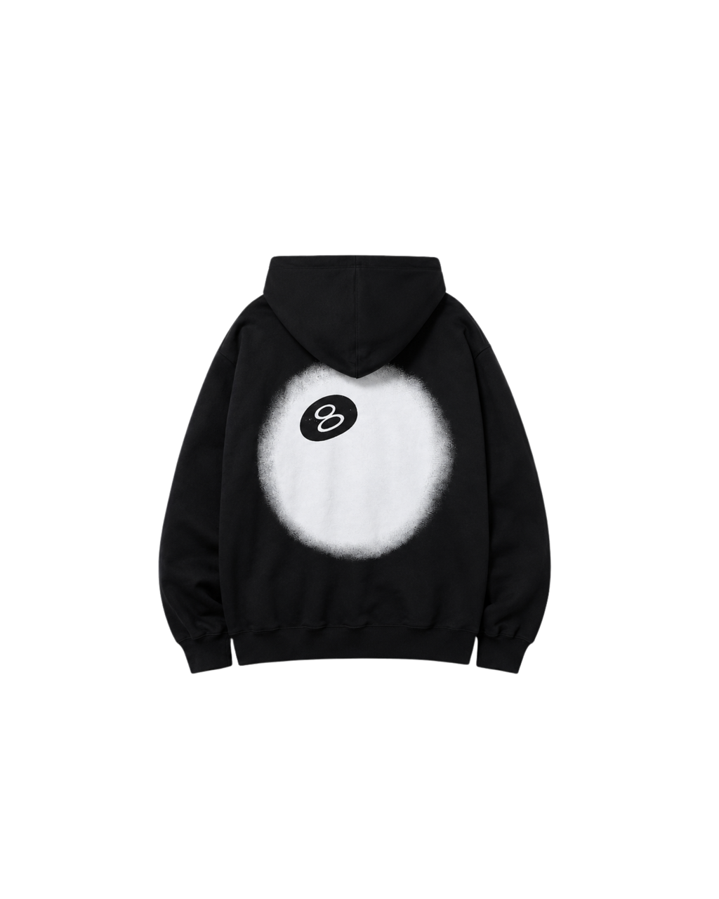 Stussy 8 ball fade hoodie