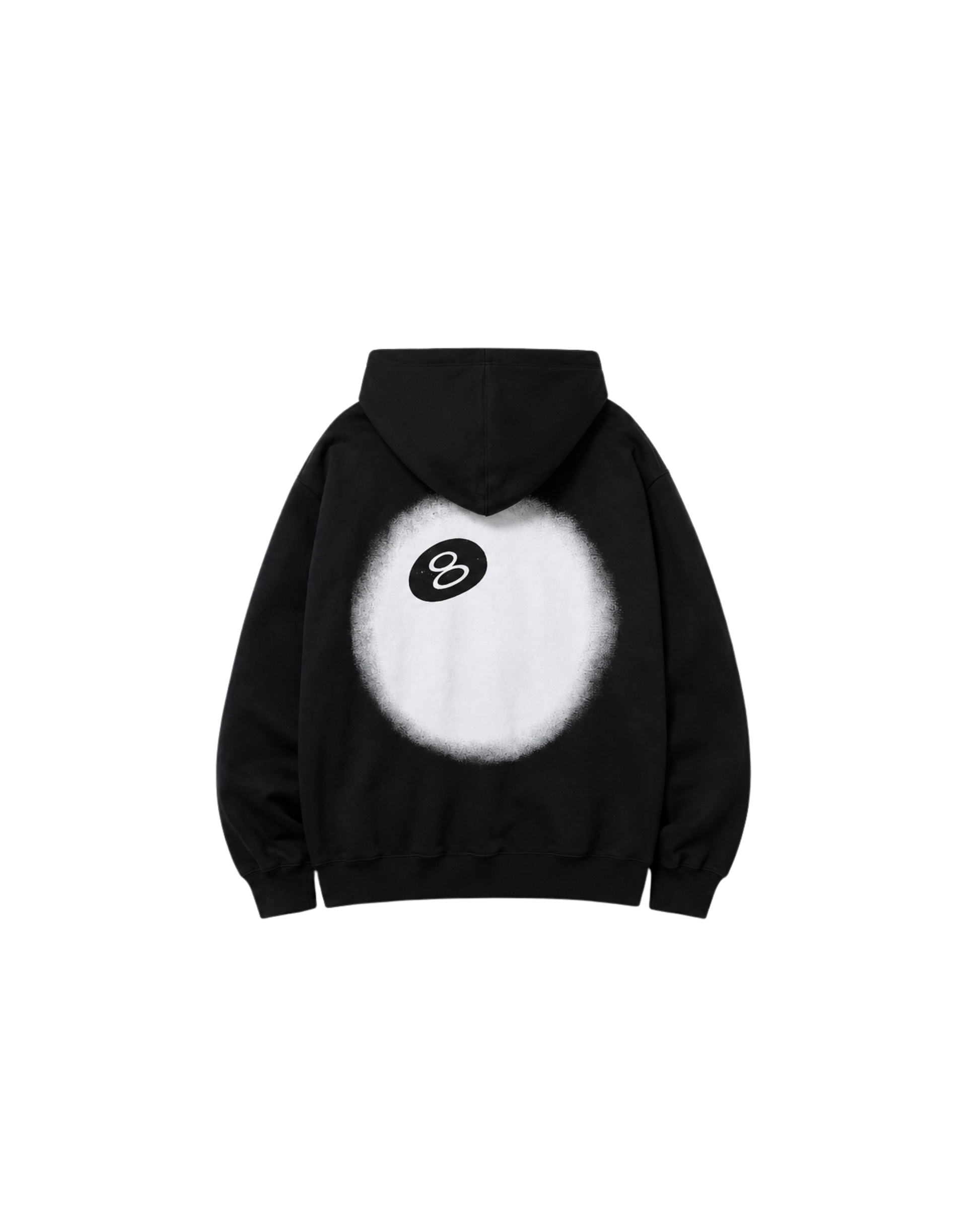 Stussy 8 ball fade hoodie