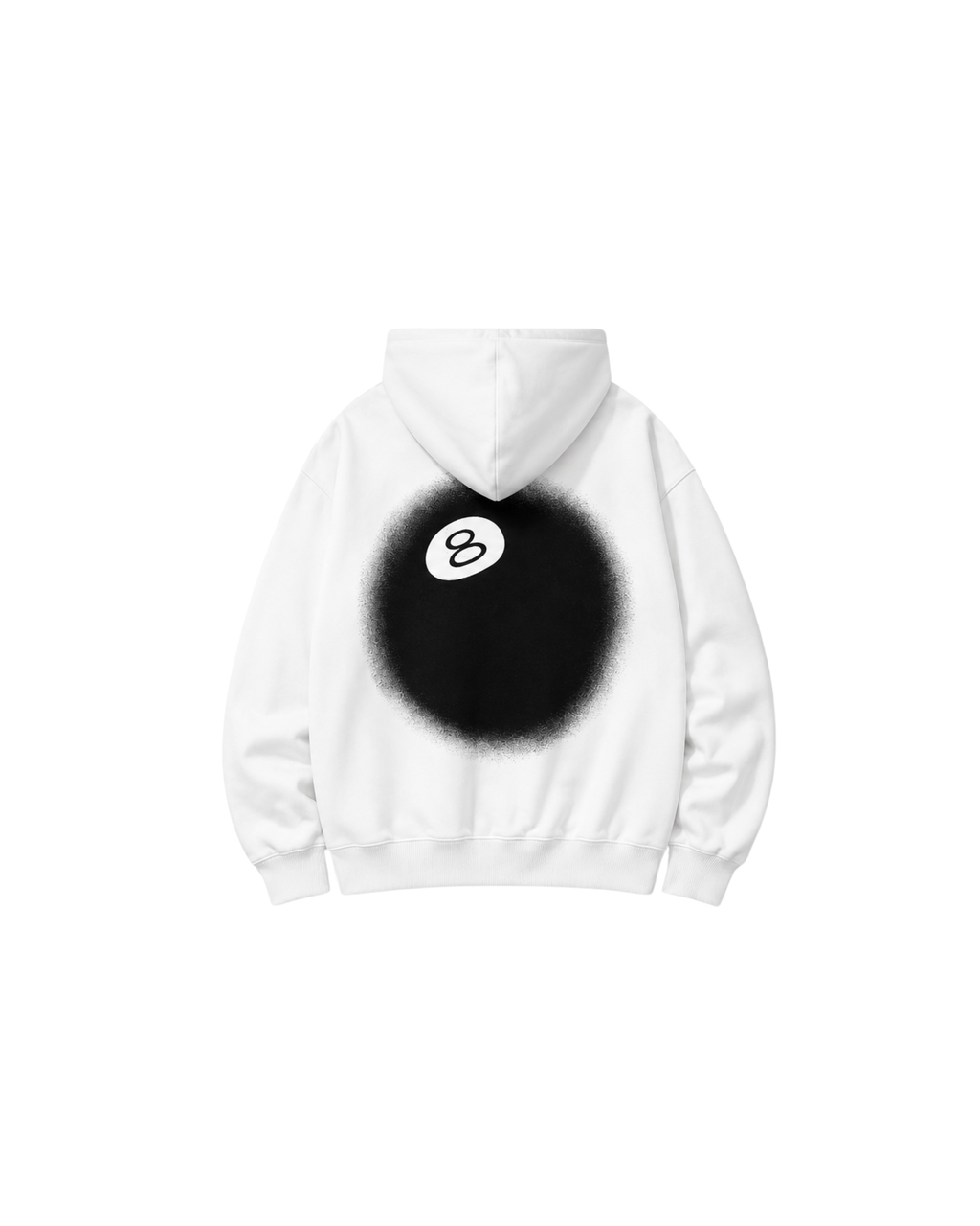 Stussy 8 ball fade hoodie