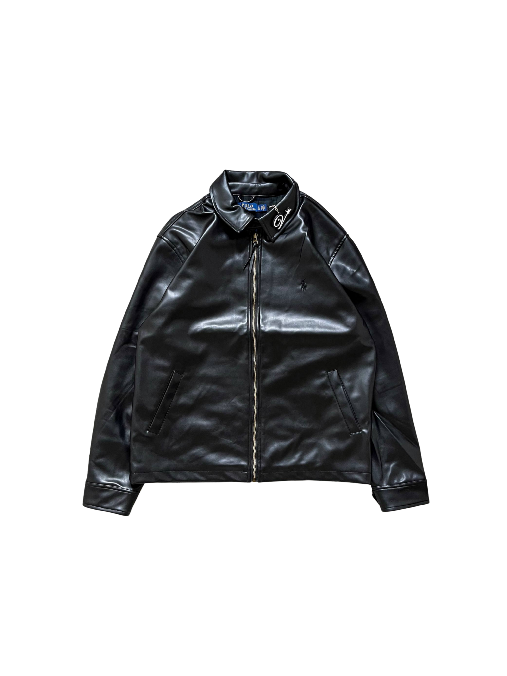 RL Glazed leather jacket