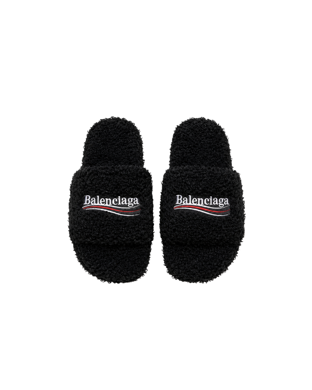 Balenciaga Fur Slides