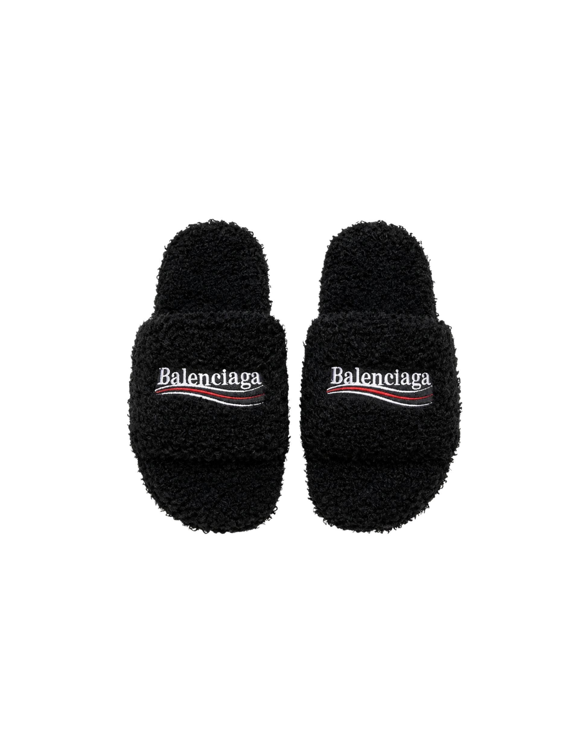 Balenciaga Fur Slides
