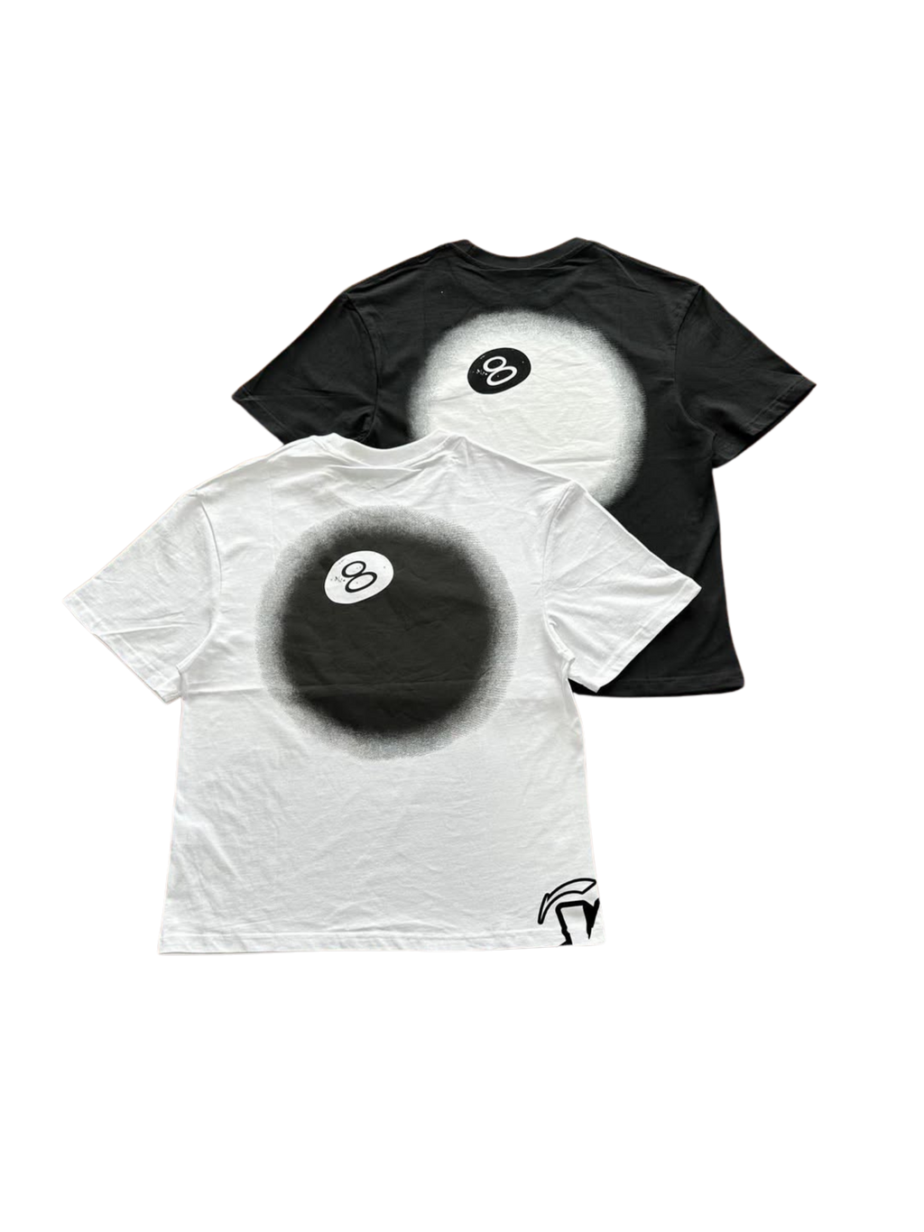 Stussy 8 ball fade tee