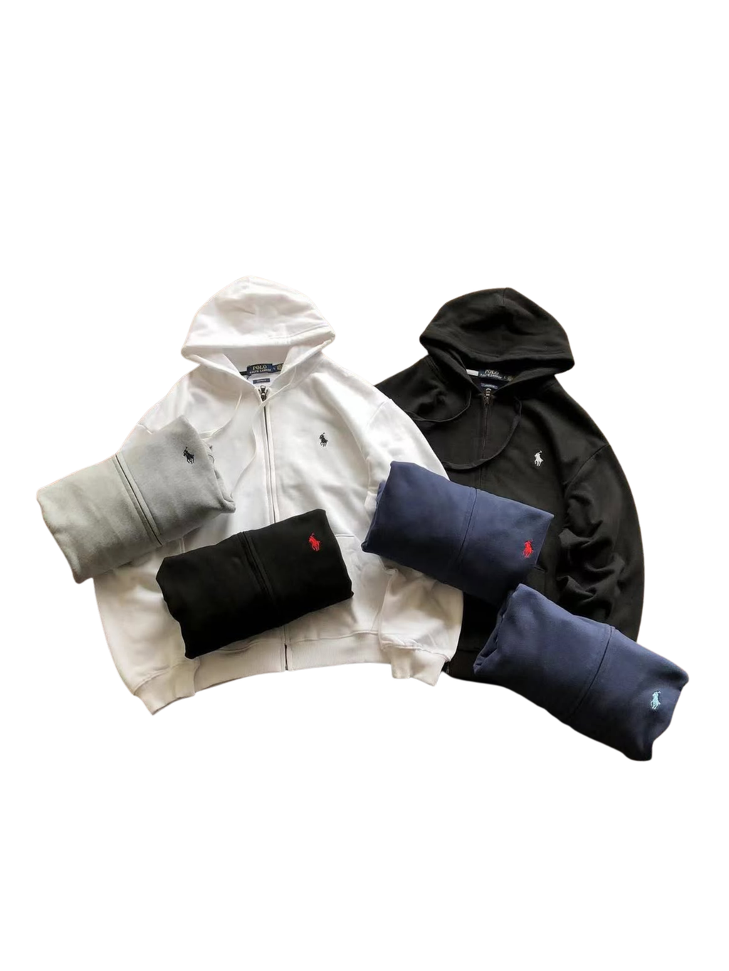 RL Full zip hoodie