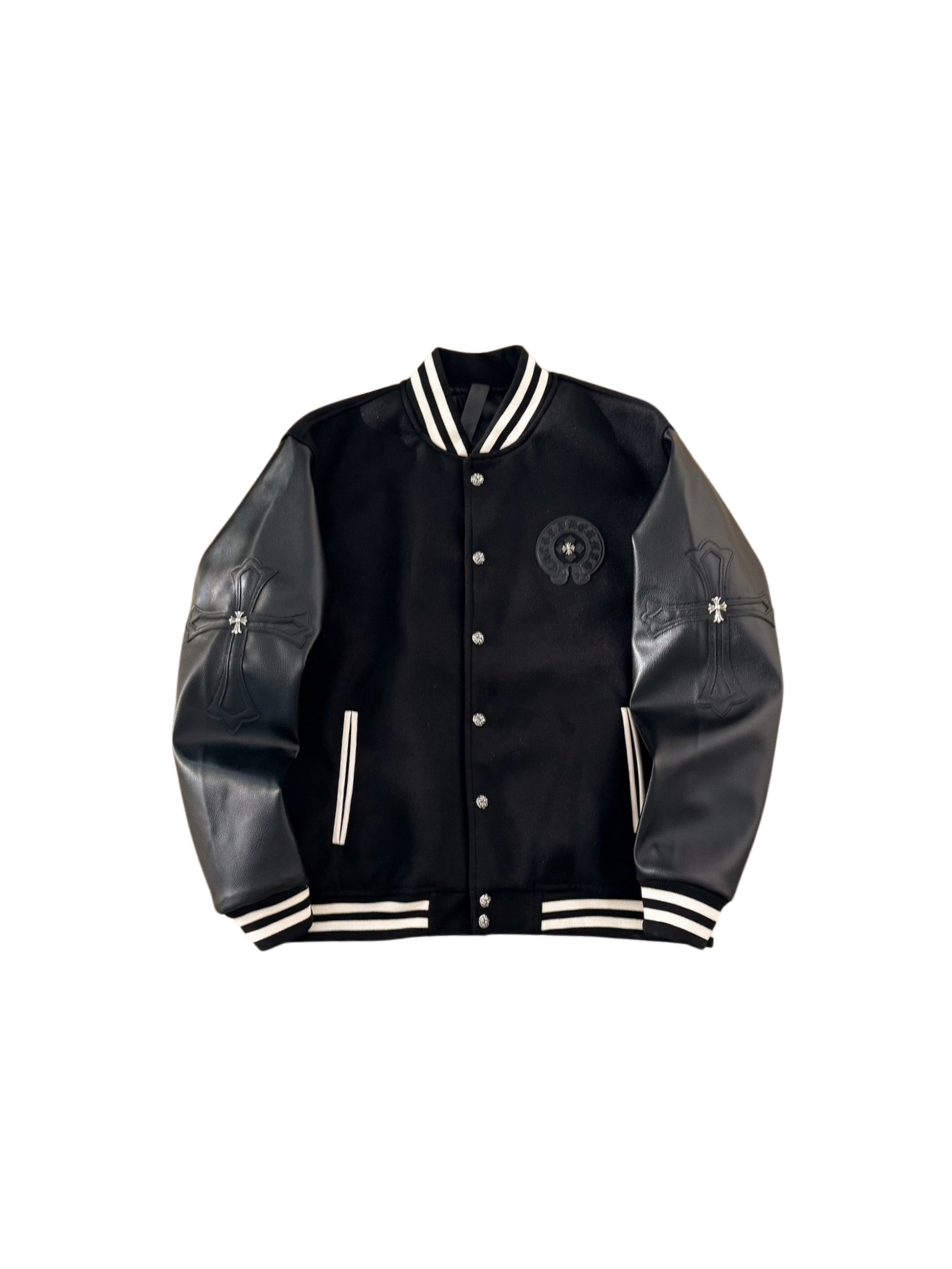Chrome Hearts Monochrome Varsity Jacket