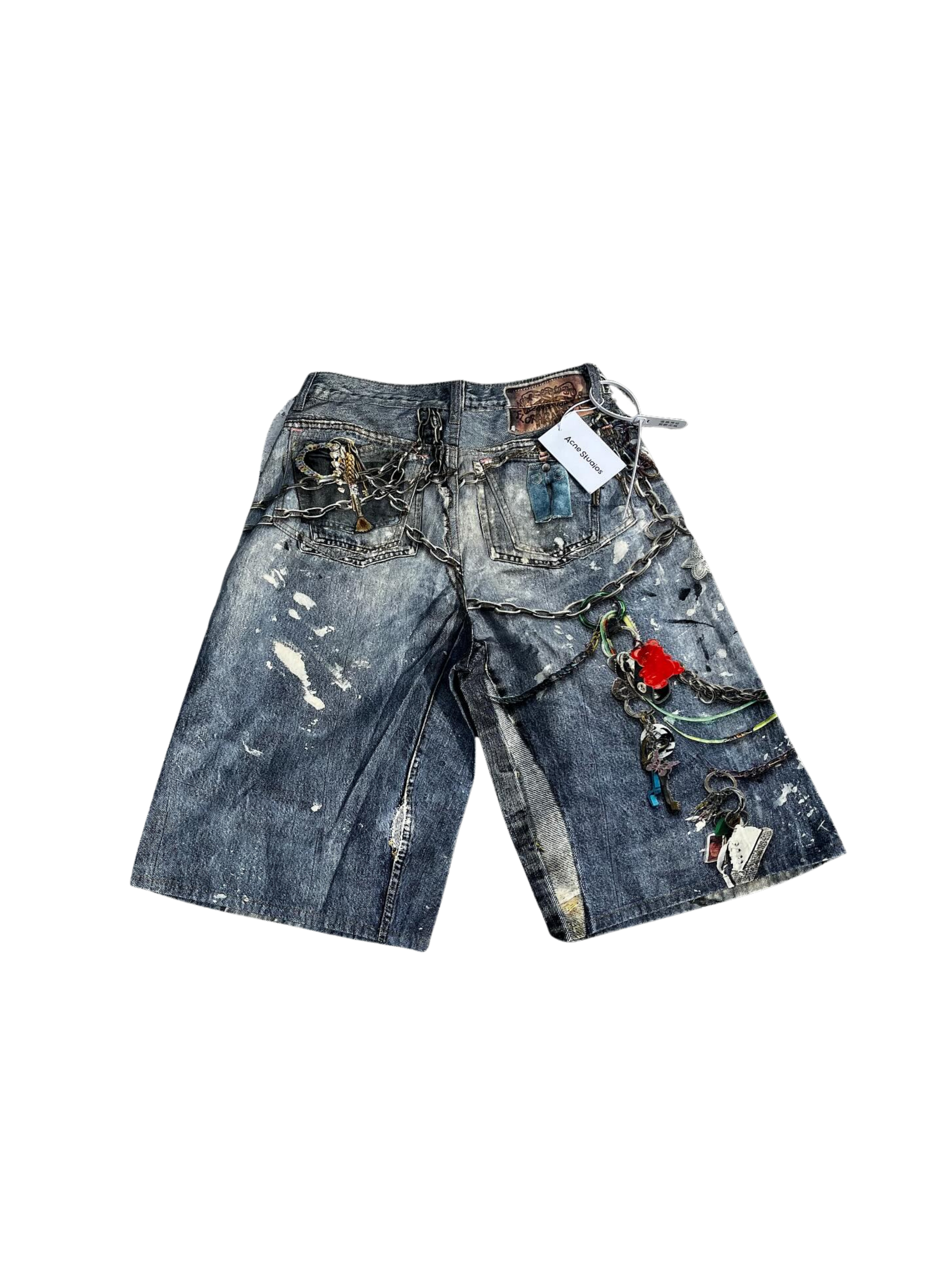 Acne Studios 1981 Trompe Denim Shorts