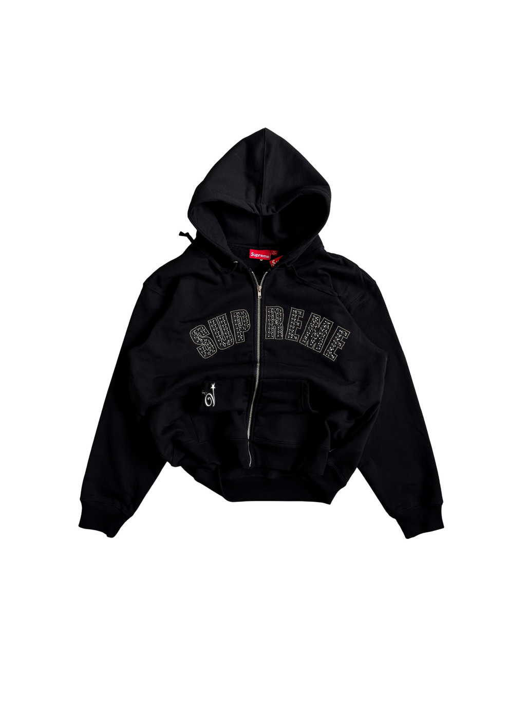 Supreme x B.B. Simon Zip Up Hoodie in Black Medium - ON HAND
