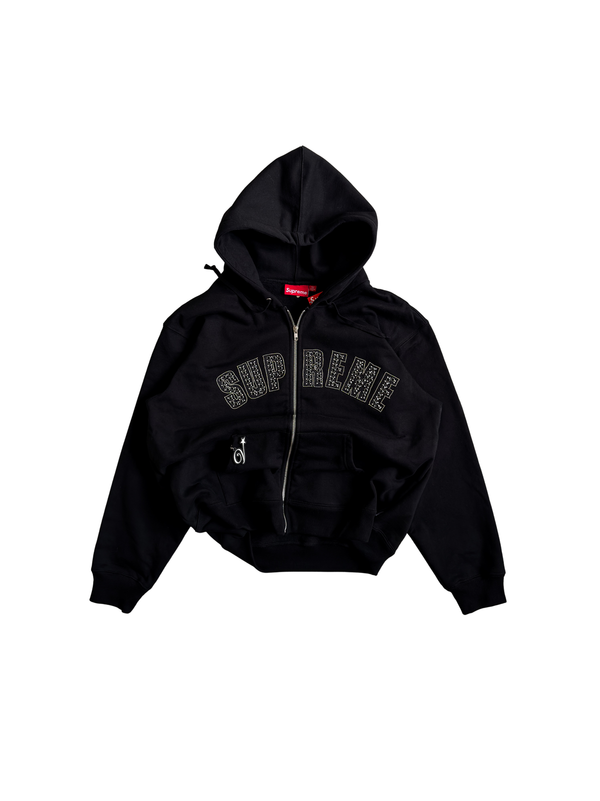 Supreme x B.B. Simon Zip Up Hoodie in Black Medium - ON HAND
