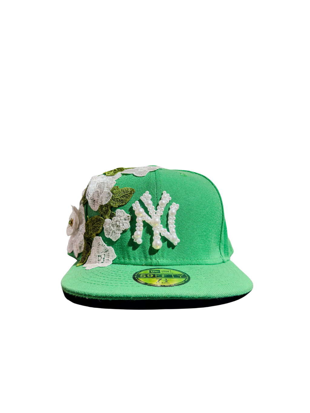 NY “La Fleur” Atelier Fitted Hat Green (Size 7 1/2) - ON HAND