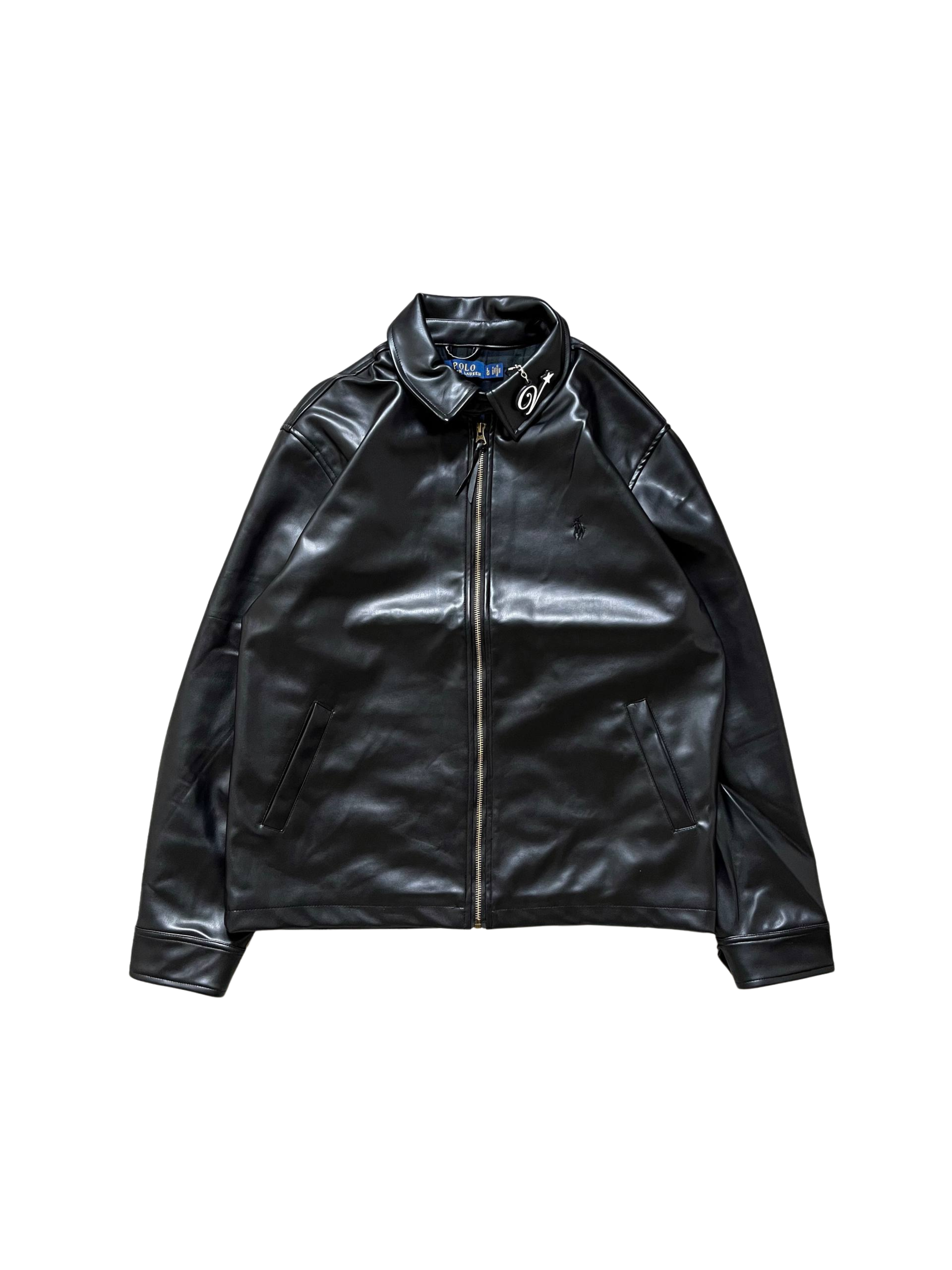 RL Glazed leather jacket