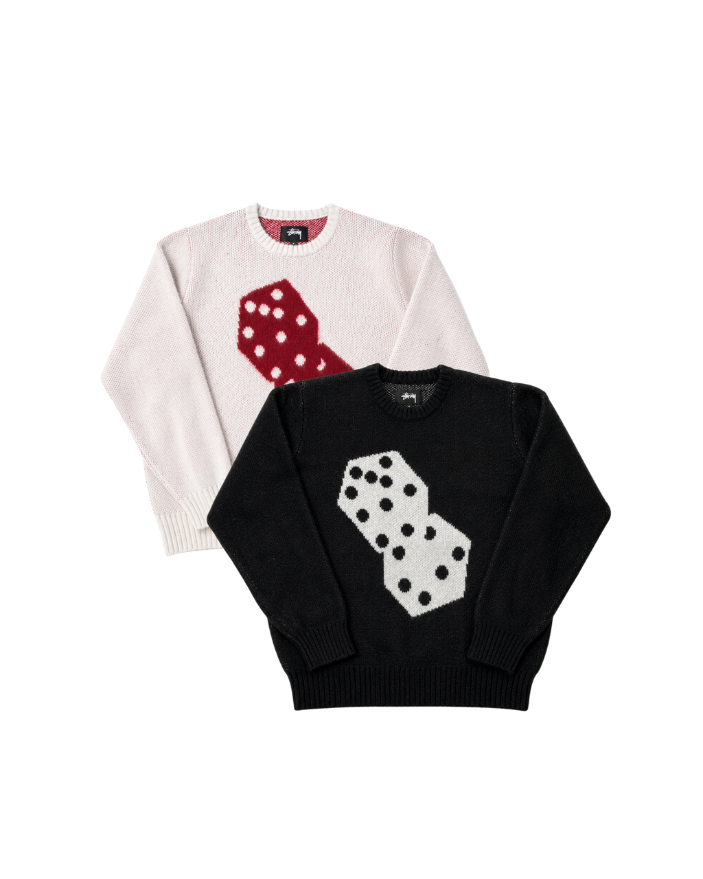 Stüssy dice mohair sweater