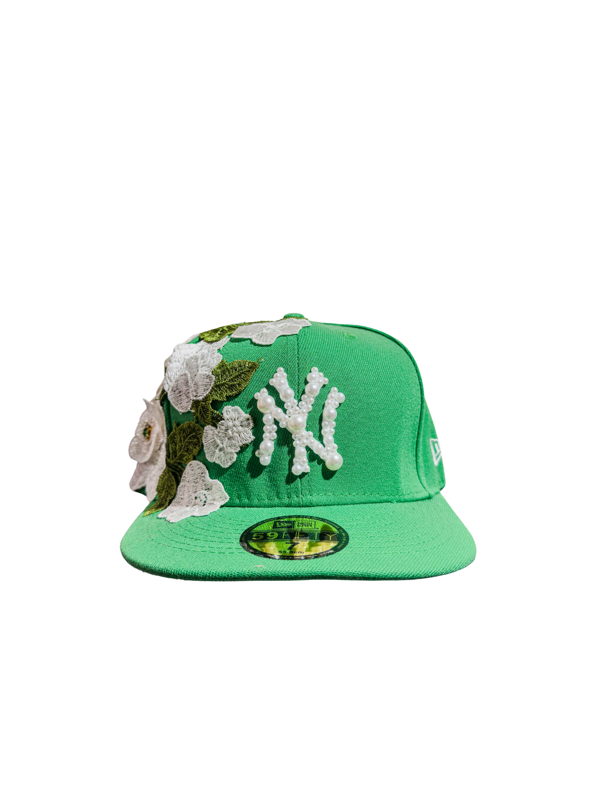NY “La Fleur” Atelier Fitted Hat Green (Size 7) - ON HAND