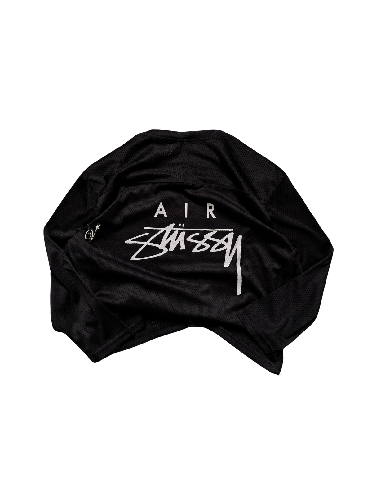 Stüșsy x nk mesh longsleeve Black Small - ON HAND