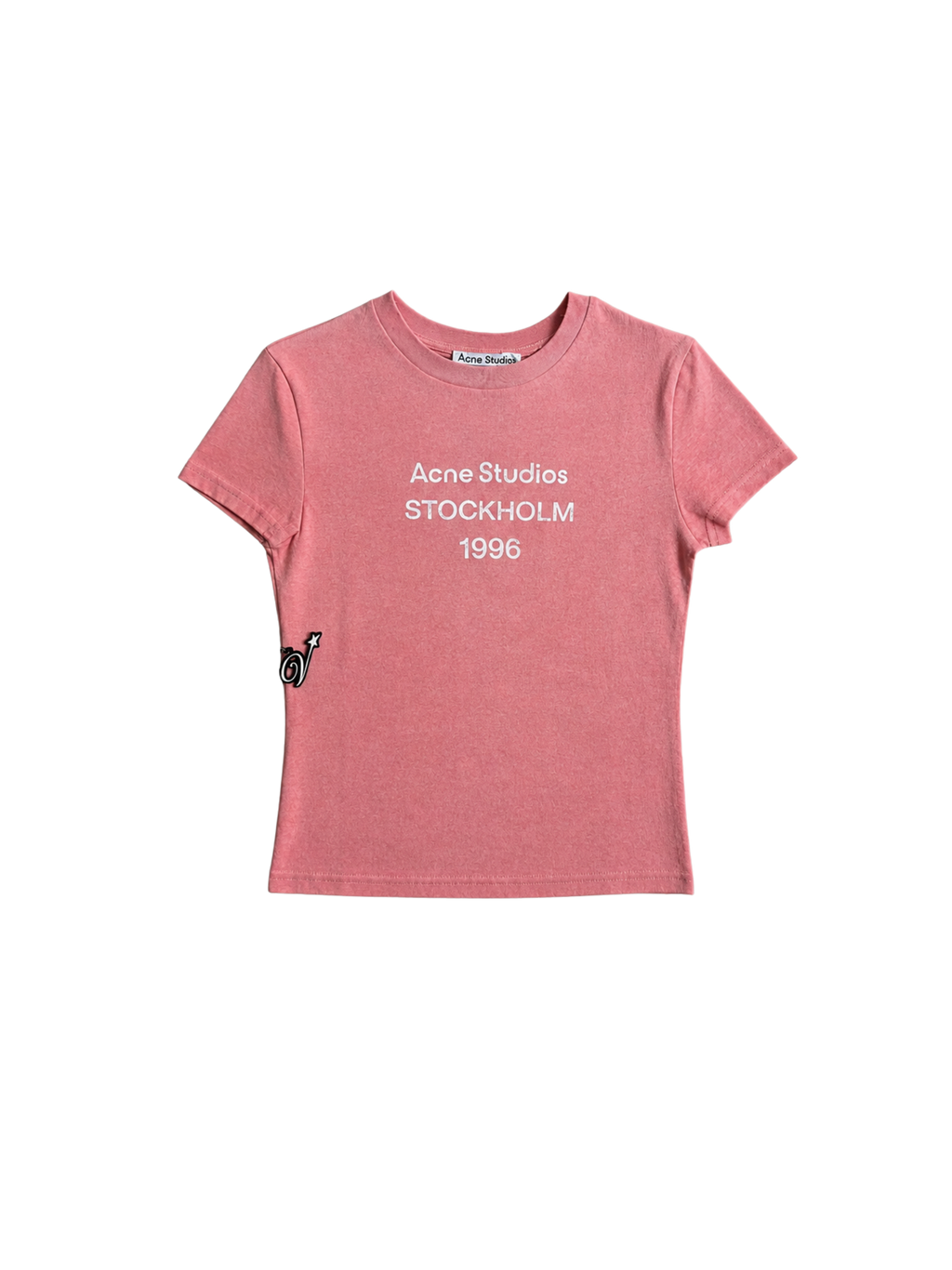 Acne studios fitted logo tee