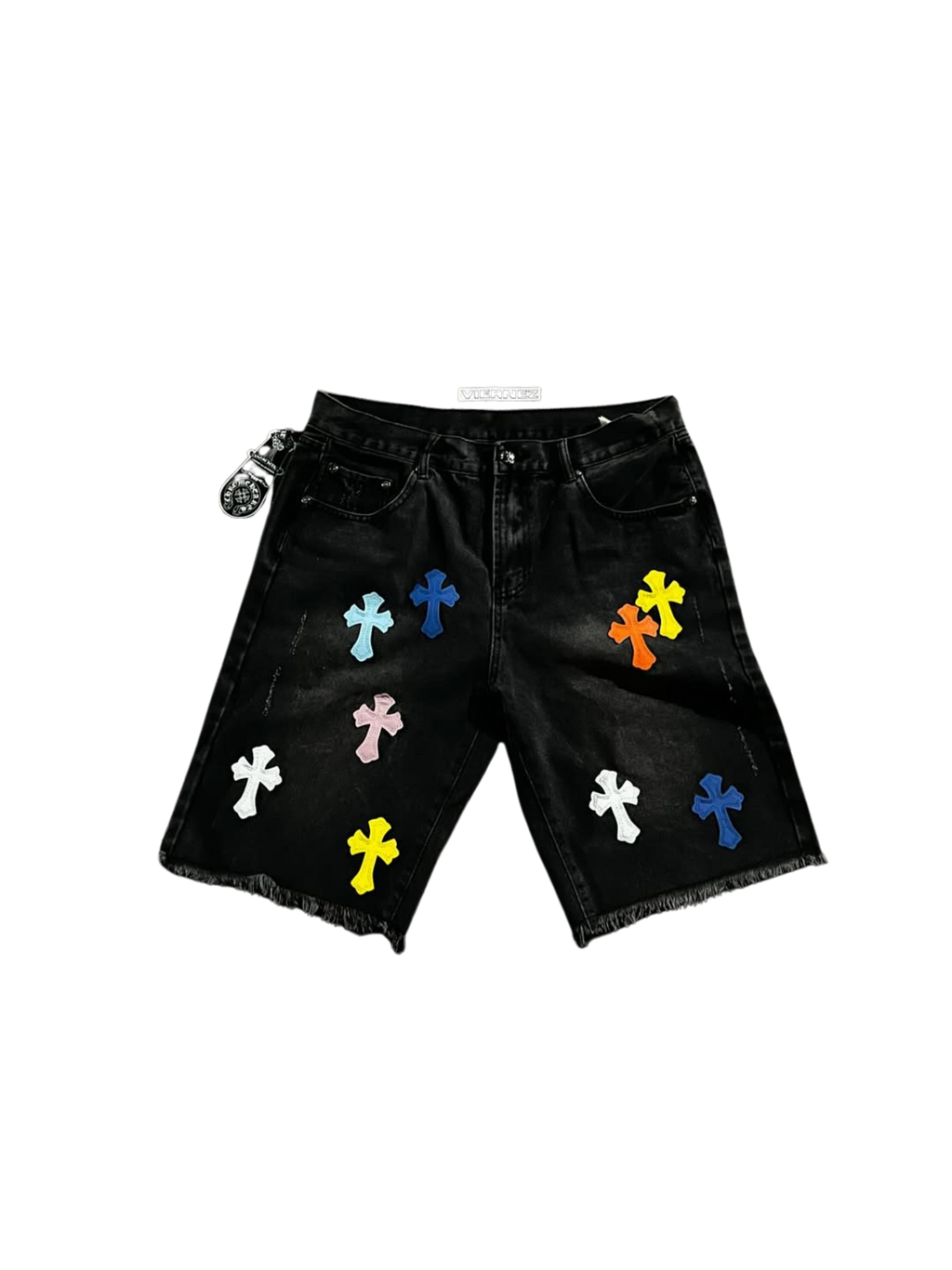 CH Multi-color denim shorts