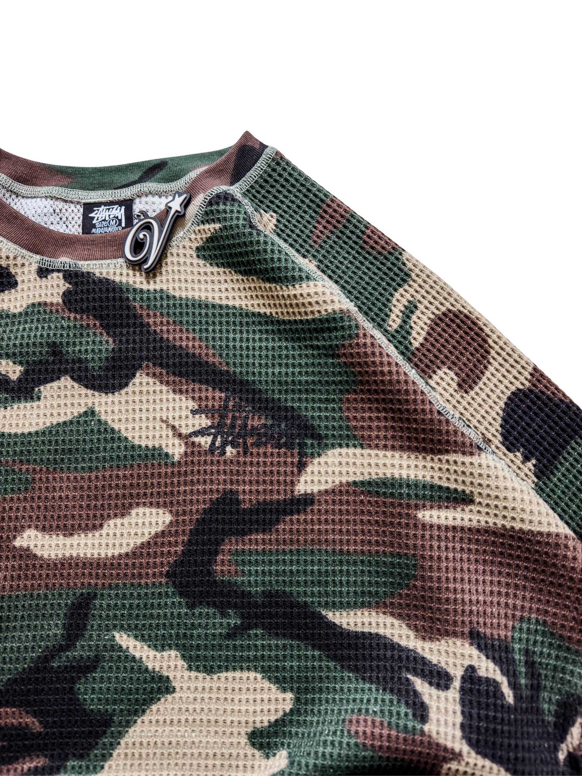Stüssy Woodland Camo Raglan Thermal