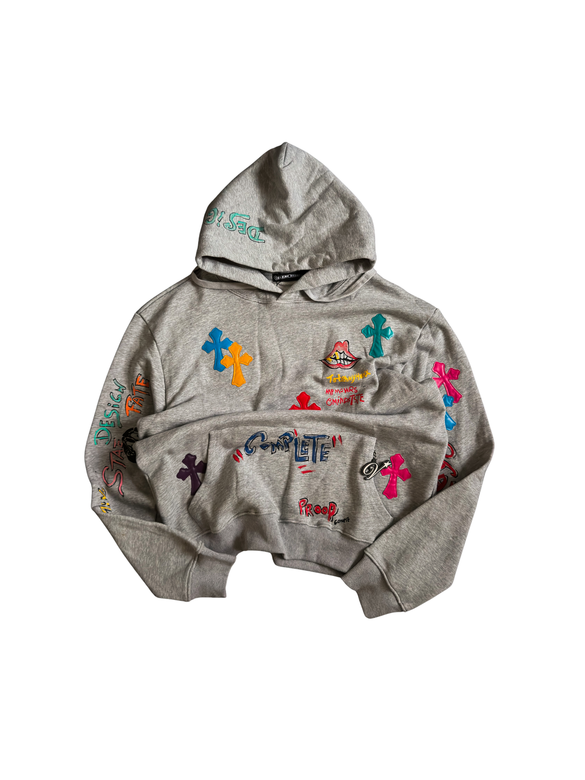 Chrome Hearts x Matty Boy "Supply the demand" Hoodie in Grey