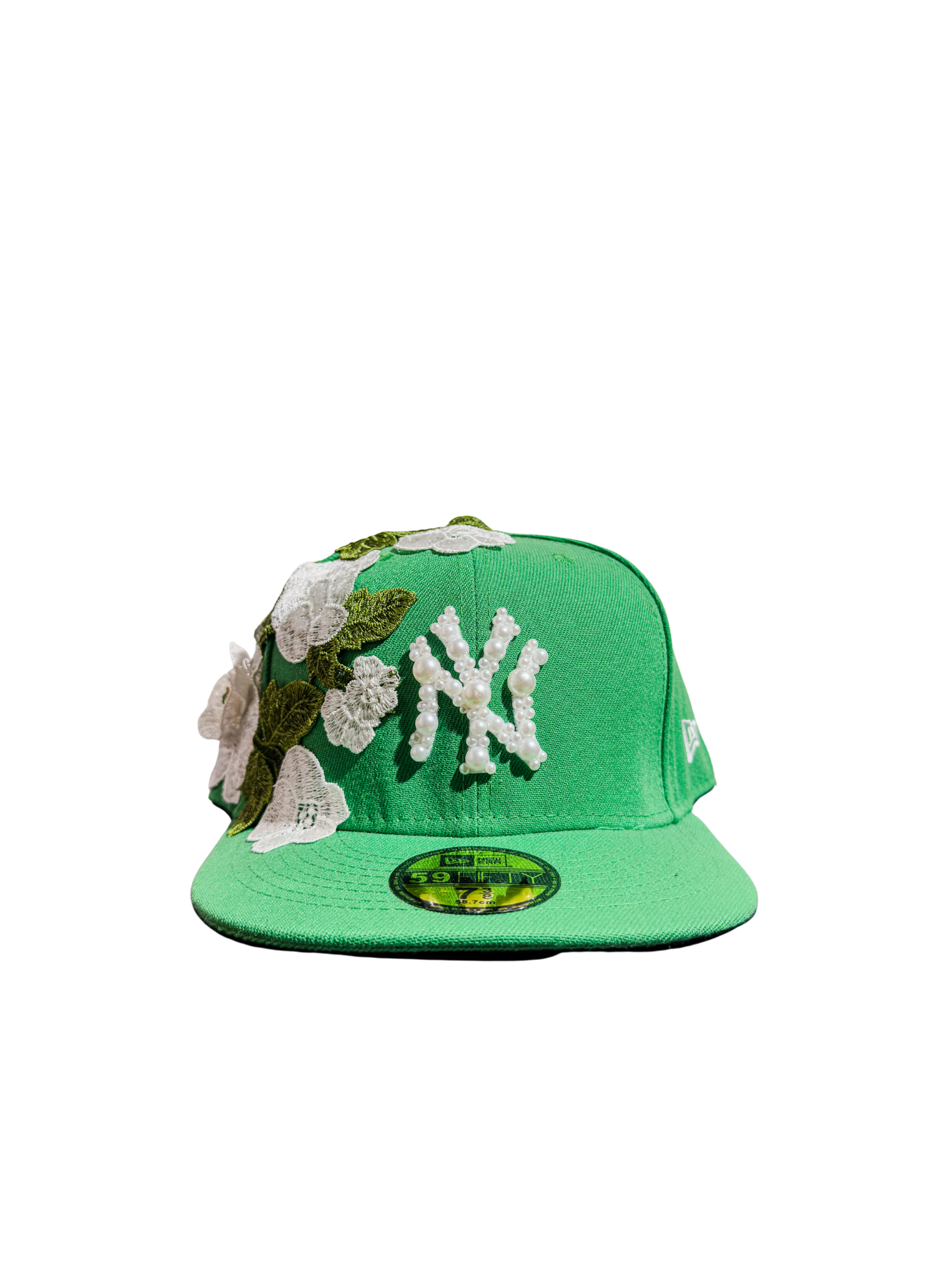 NY “La Fleur” Atelier Fitted Hat Green (Size 7 3/8) - ON HAND