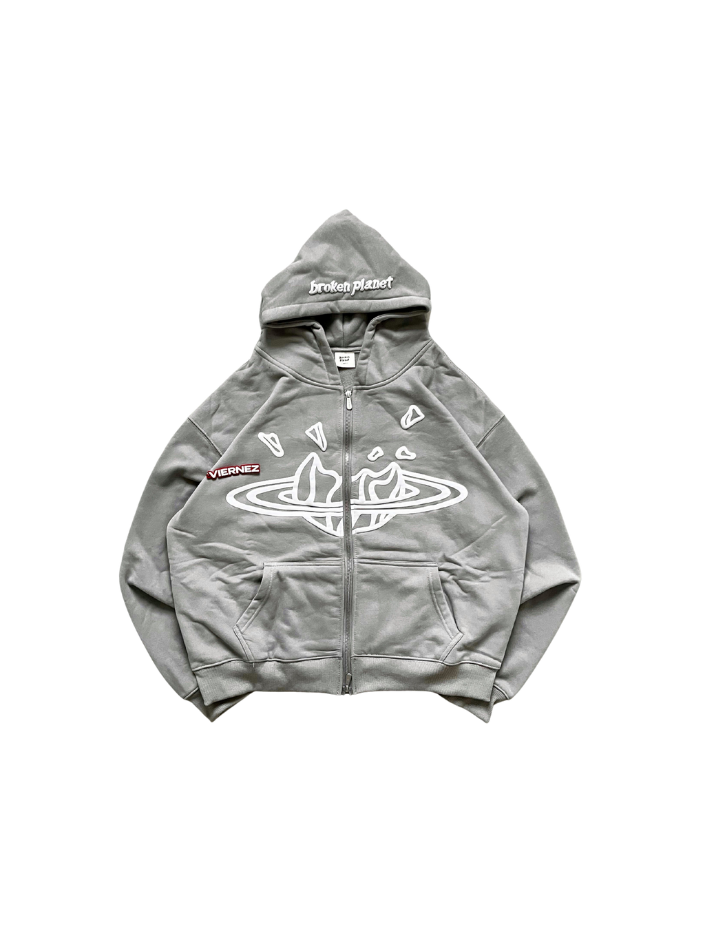 BP Grey zip up hoodie
