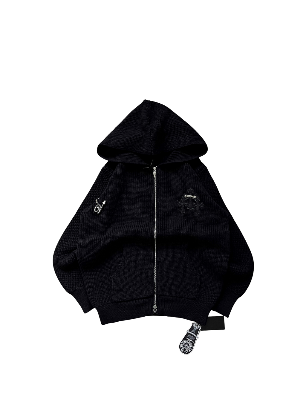 Chrome Hearts Cashmere Zip hoodie