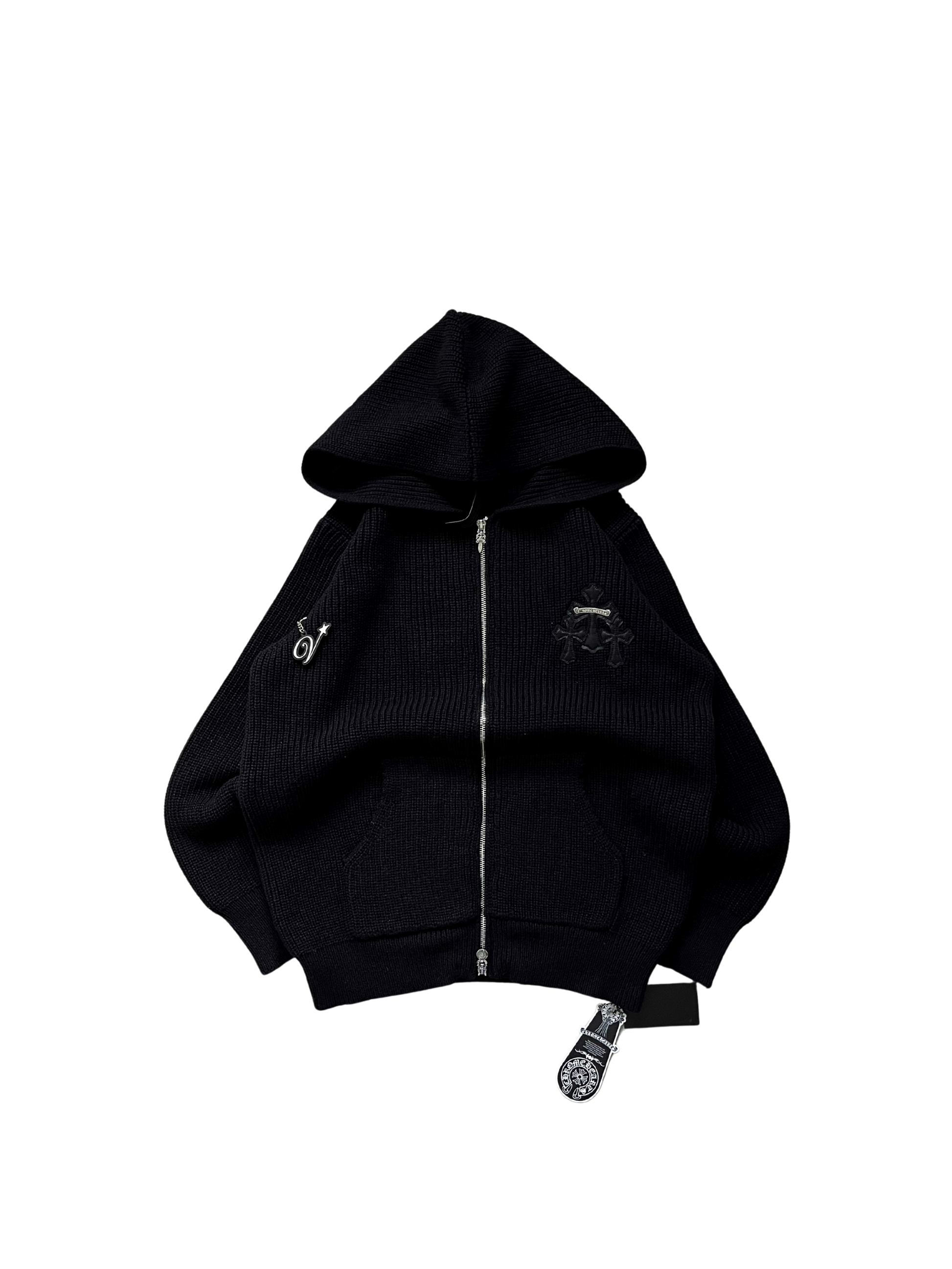 Chrome Hearts Cashmere Zip hoodie