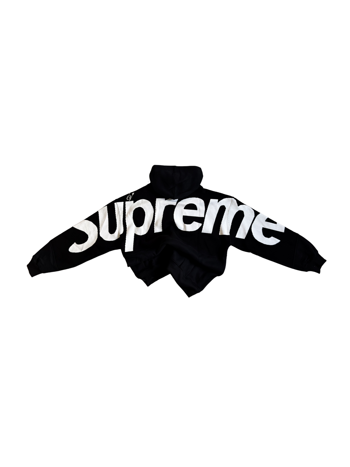 Supreme big logo jacquard hoodie