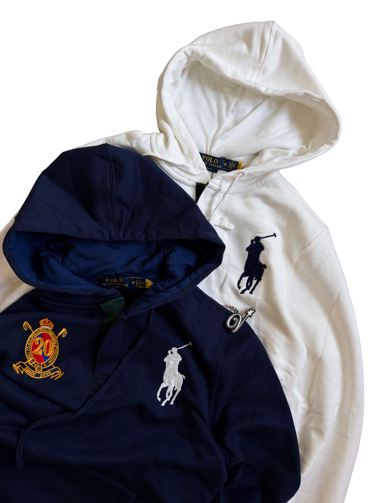 Ralph Lauren Big Pony 20th Anniversary Hoodie Navy Blue Medium - ON HAND