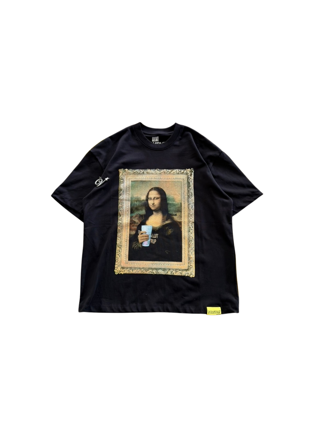 Awful Lot Of Cough Syrup- Mona Lisa Tee