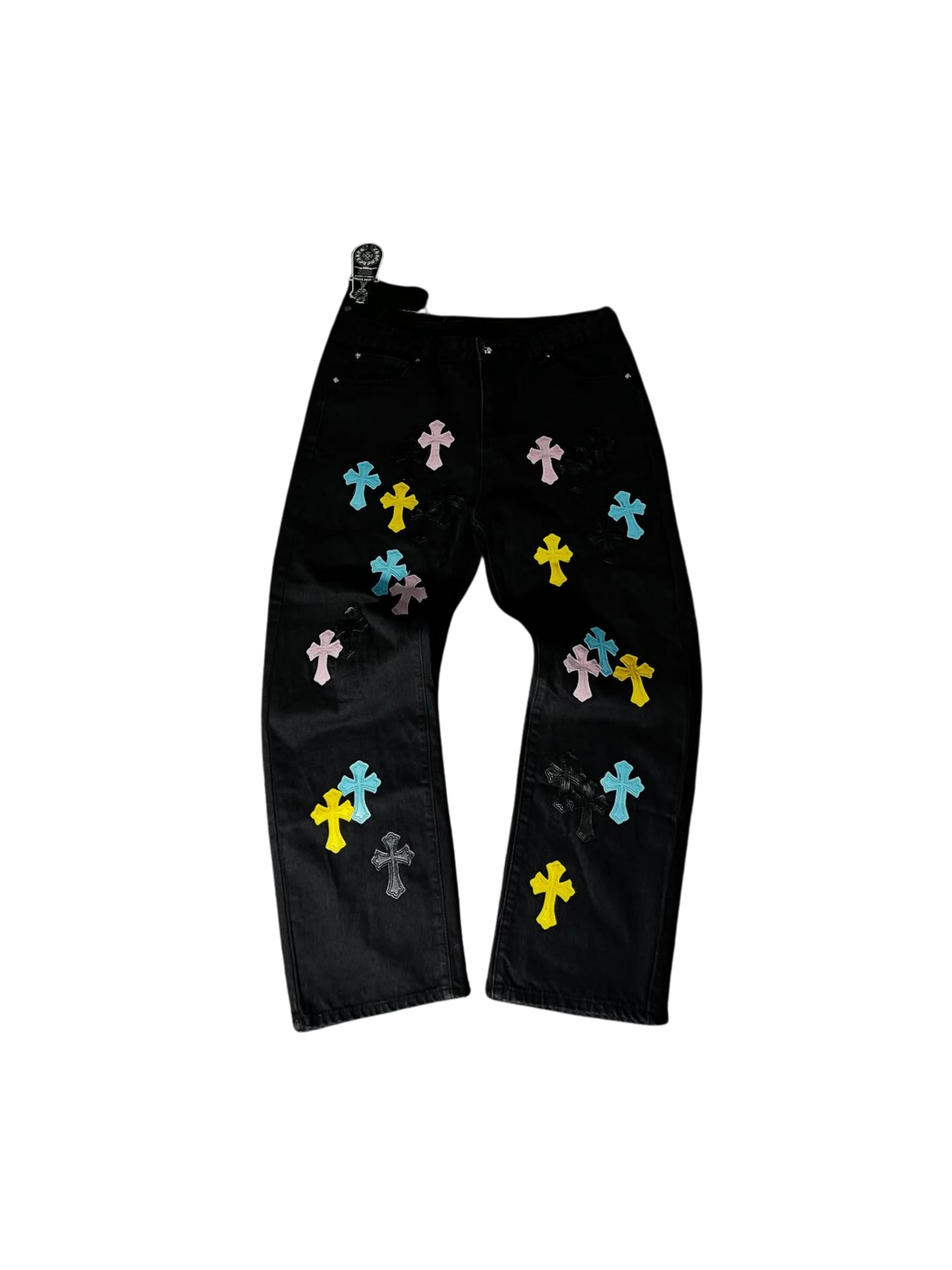 Chrome Heärts Multi-Color Cross Pants