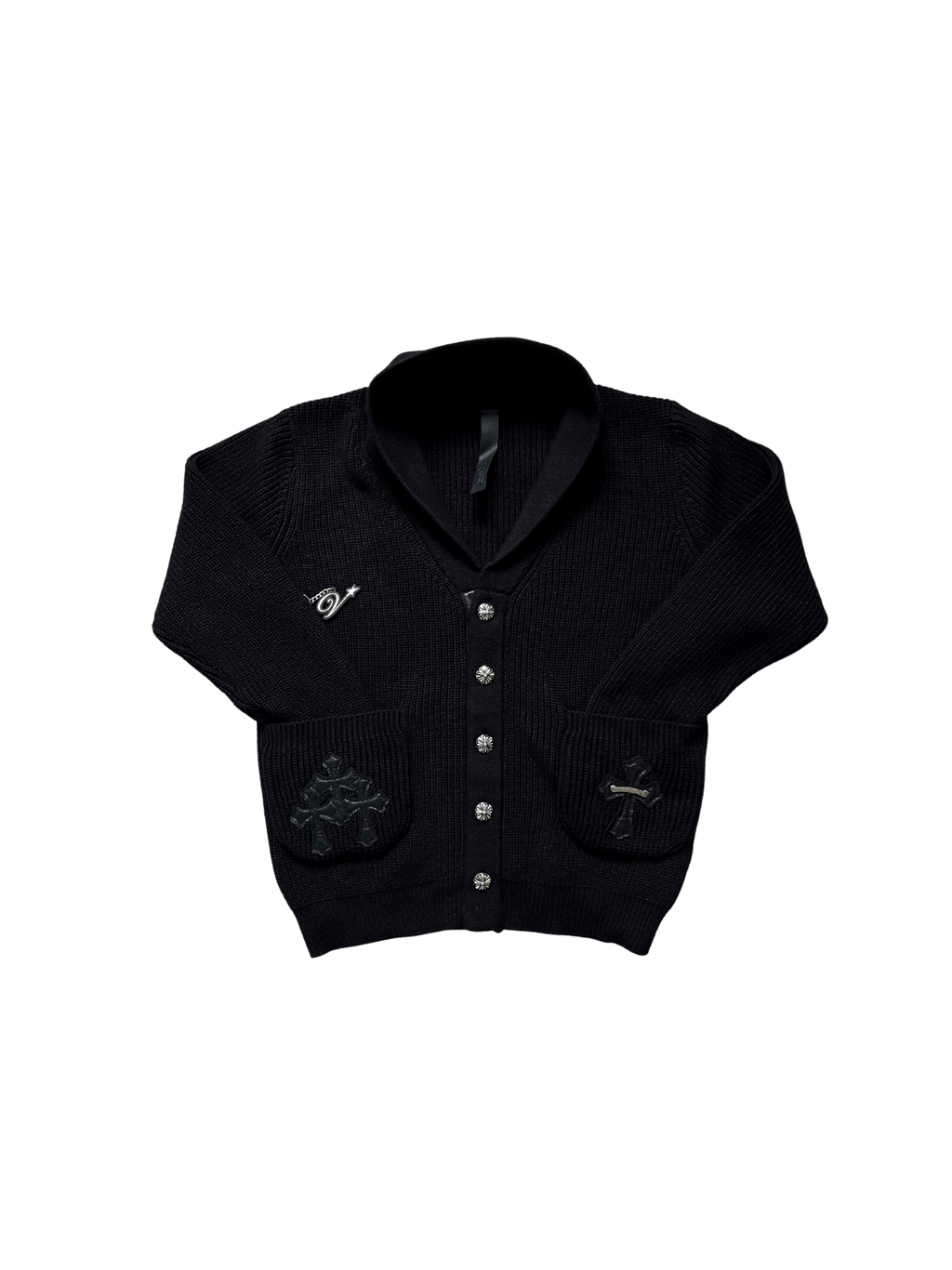 Chrome Hearts Cashmere Pocket Cardigan