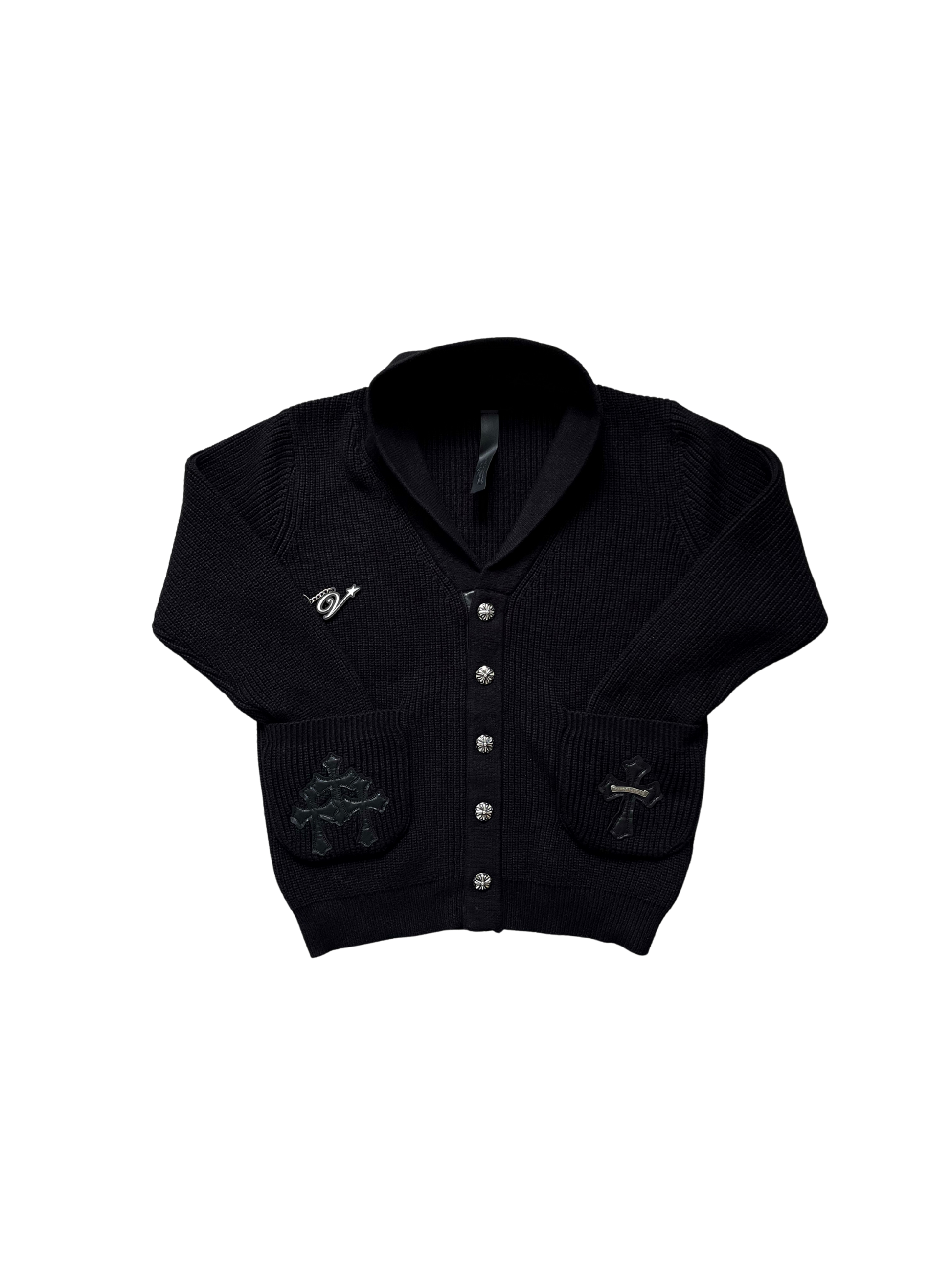 Chrome Hearts Cashmere Pocket Cardigan