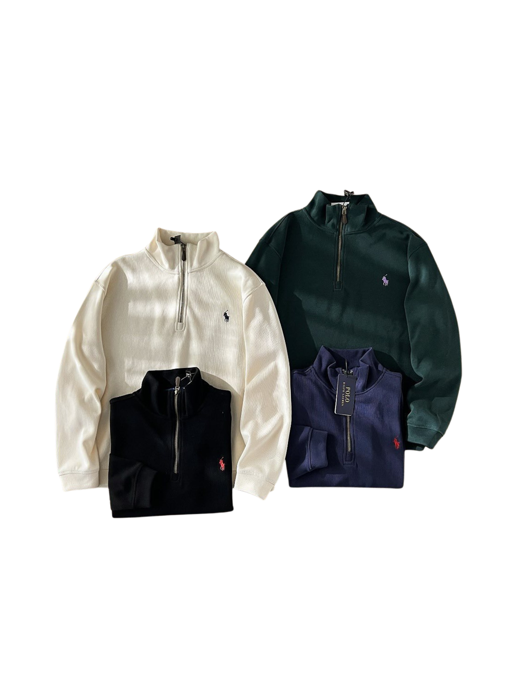 RL Half zipped jumper