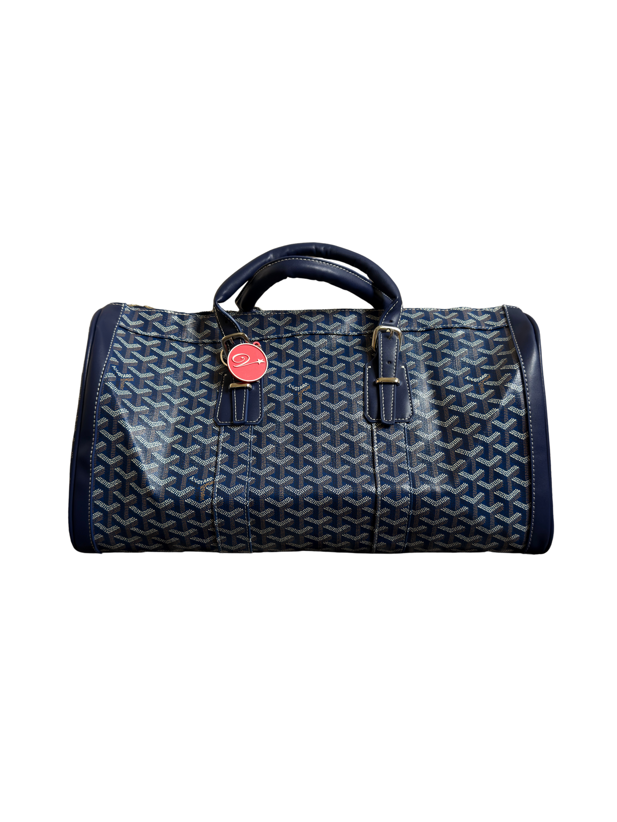 Goyard Boston 45 Duffle Bag in Navy Blue