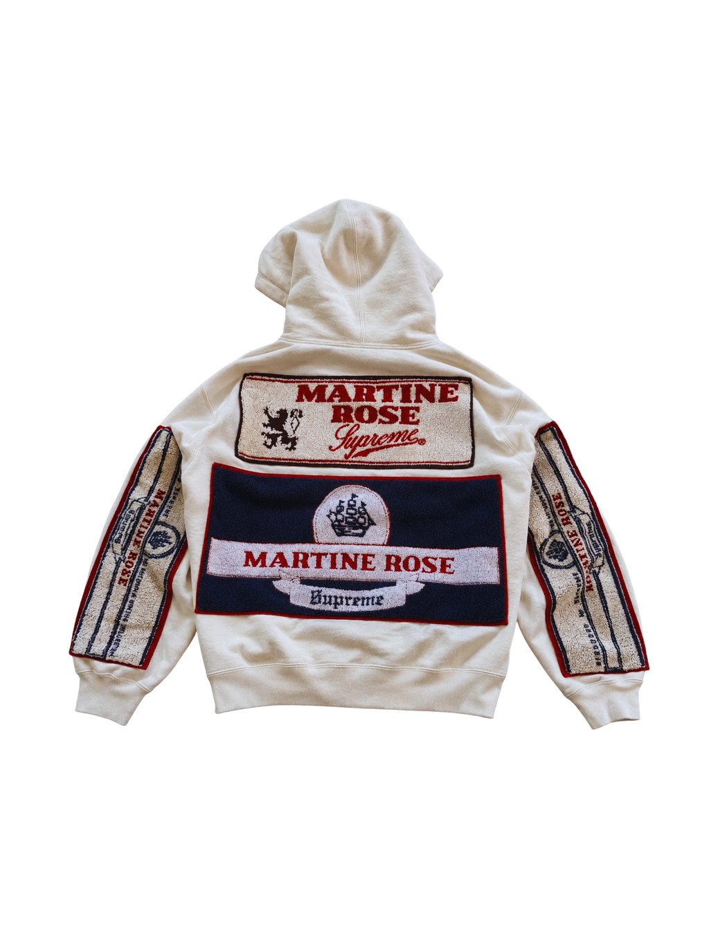 Supreme Martine Rose Towel Zip Up Hoodie