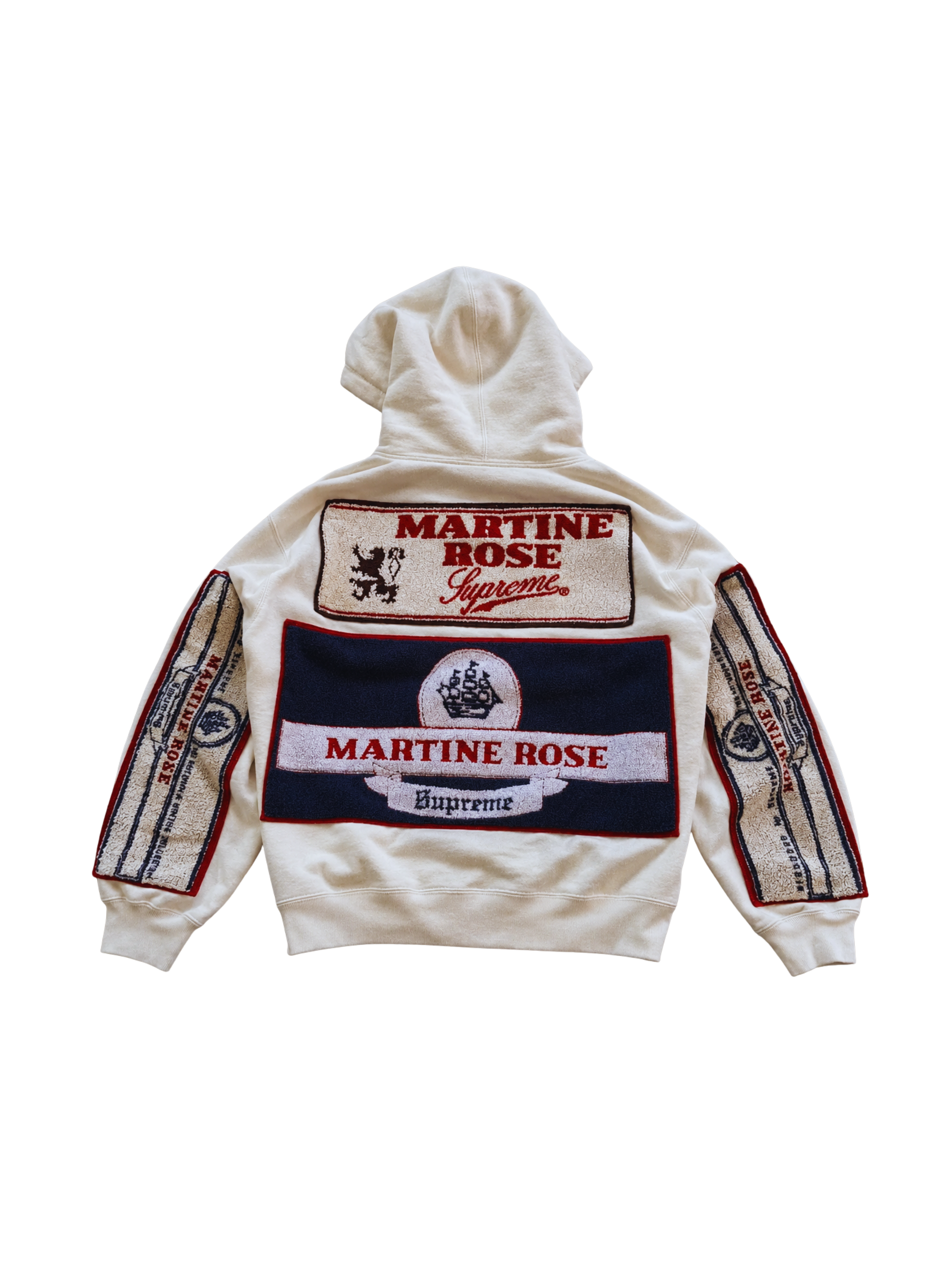 Supreme Martine Rose Towel Zip Up Hoodie