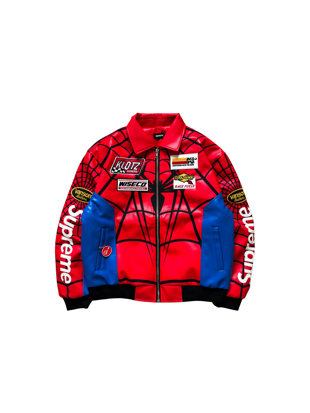 Supreme X Vanson Leathers Spider-Man Jacket