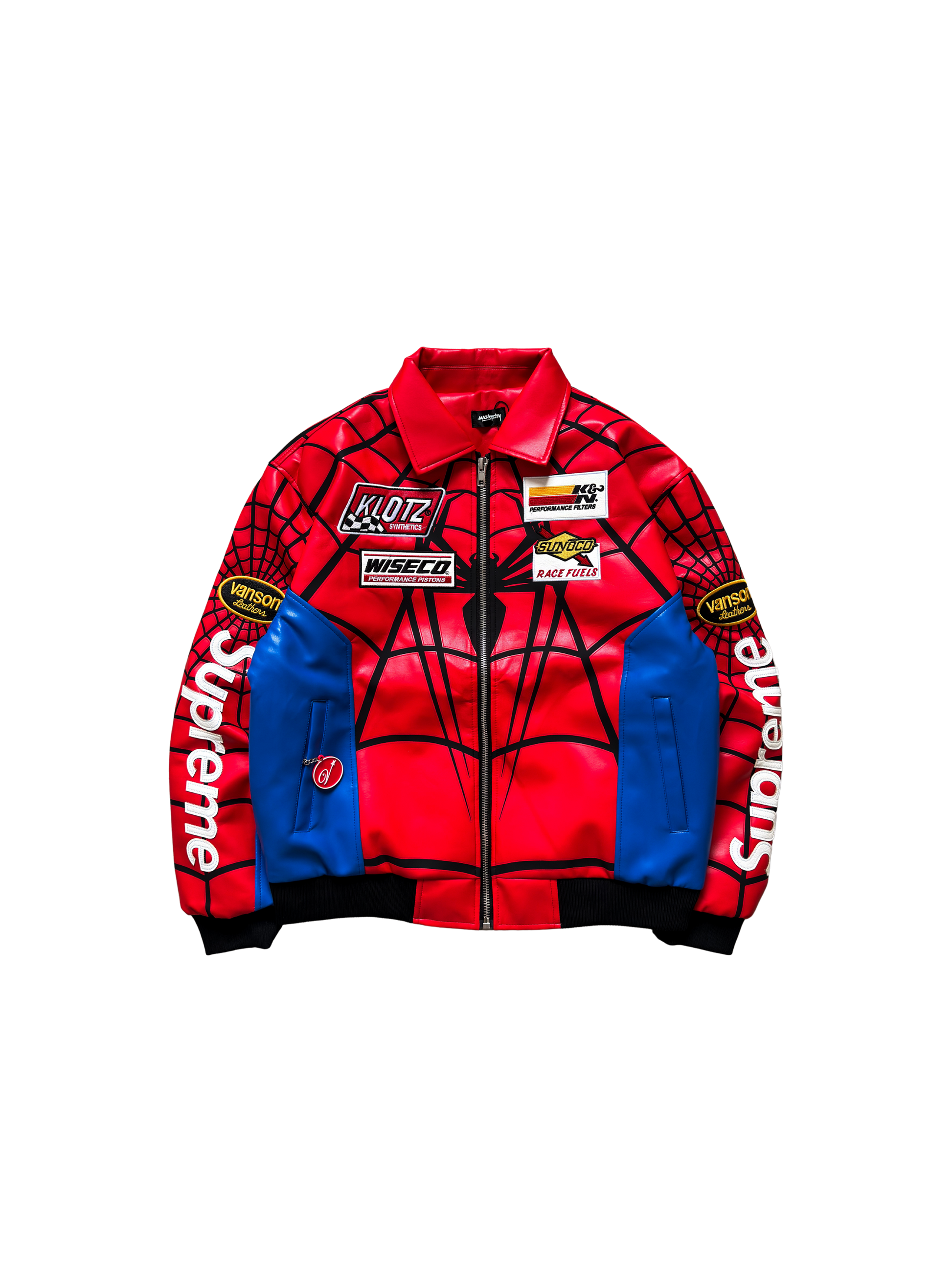 Supreme X Vanson Leathers Spider-Man Jacket