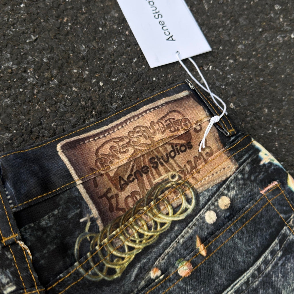 ACNE STUDIOS TROMPE-L’OEIL CHARM CHAIN PANTS