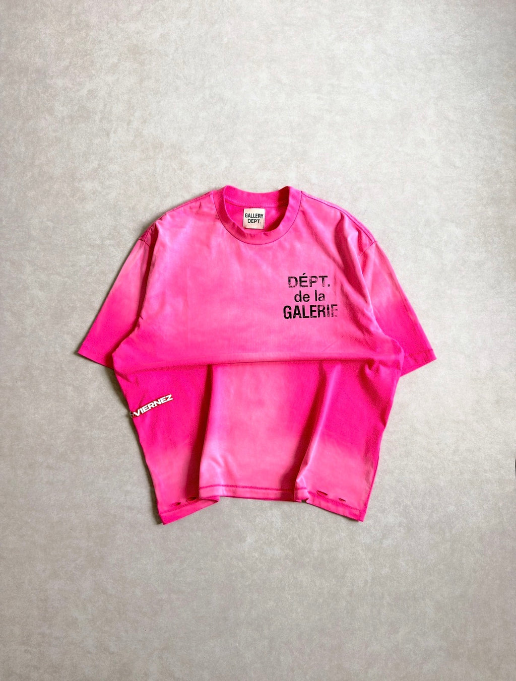Gallery Dept. French Tee in Flo Pink