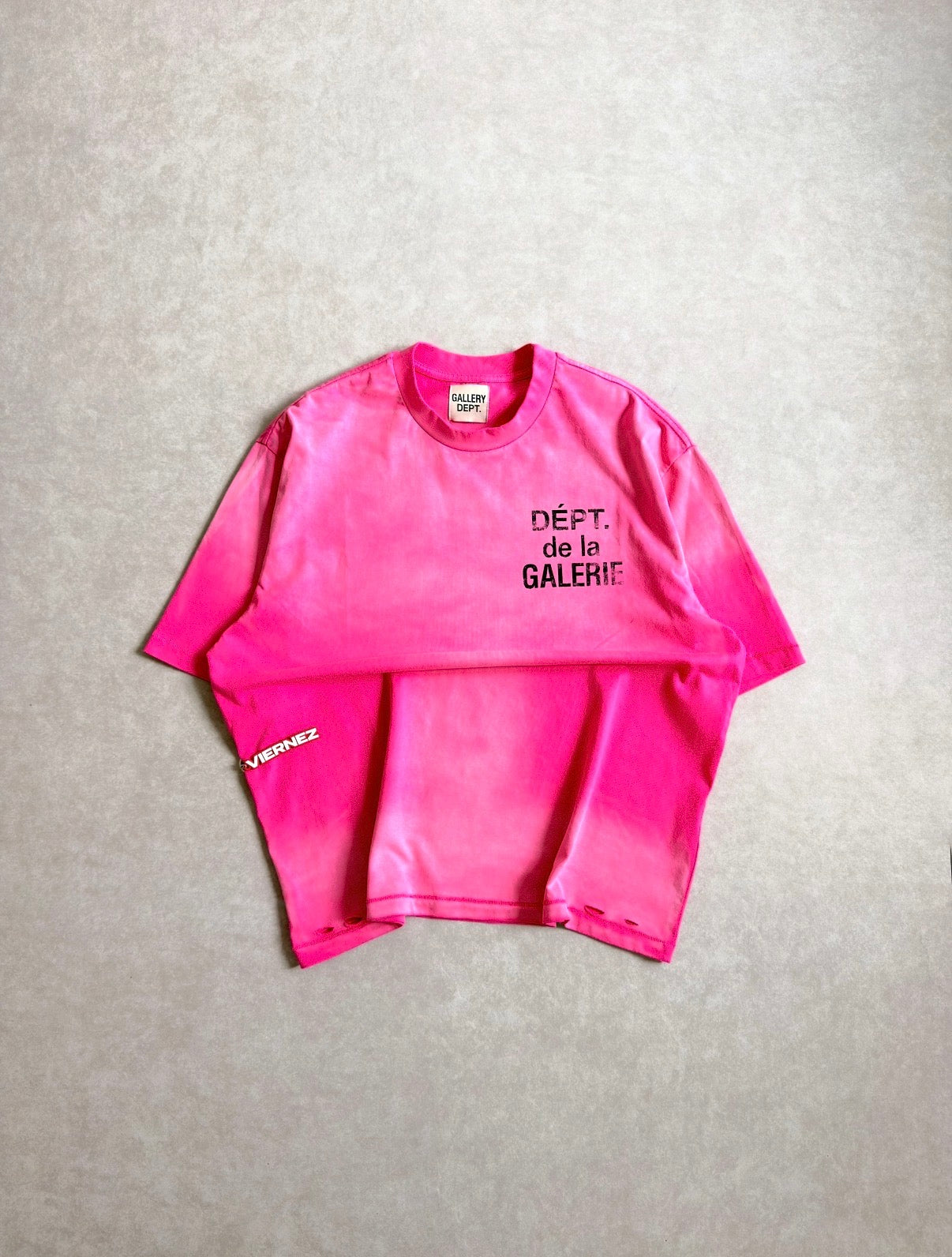 Gallery Dept. French Tee in Flo Pink