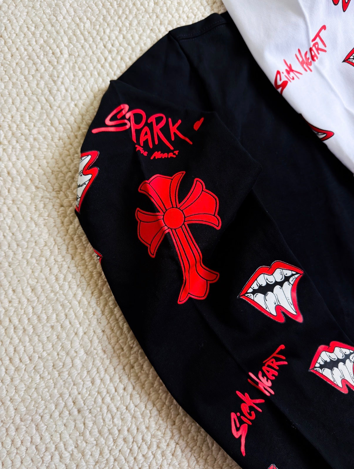 Chrome Hearts x Matty Boy Heart Longsleeves